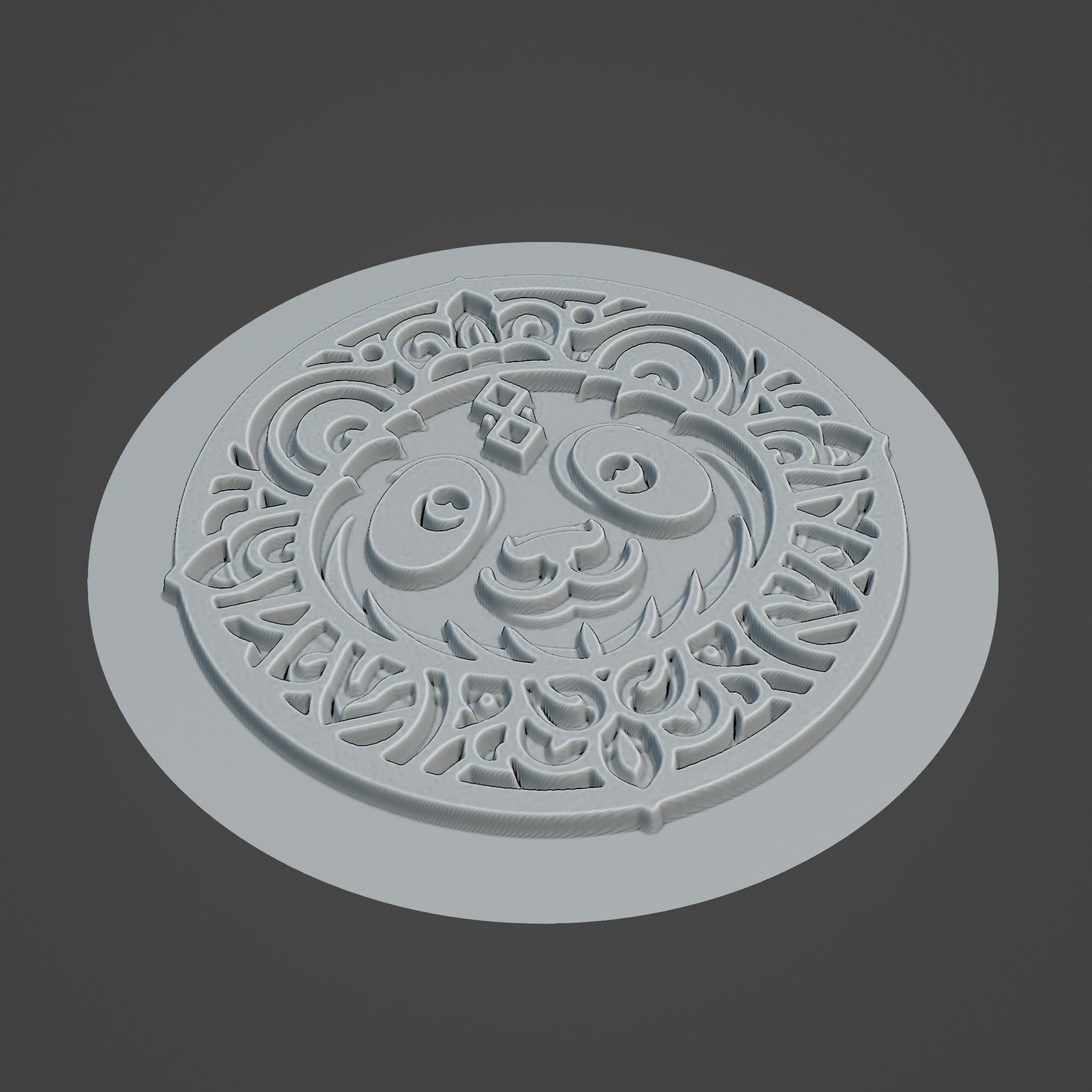 Panda Animal 3D print model_2