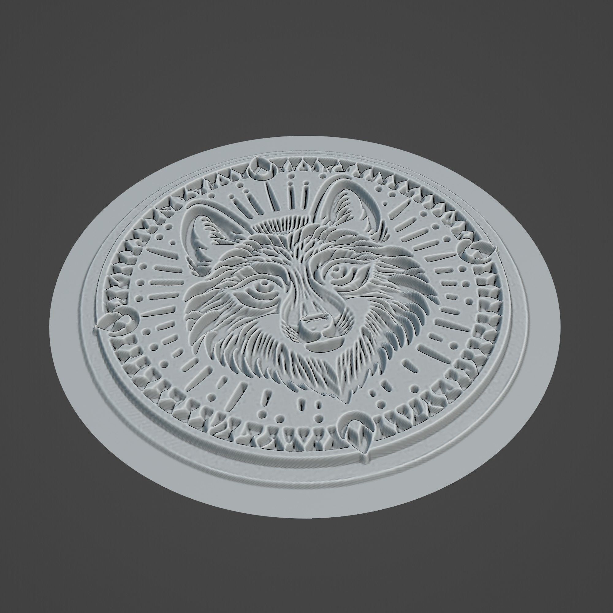 Jackal Animal 3D print model_2