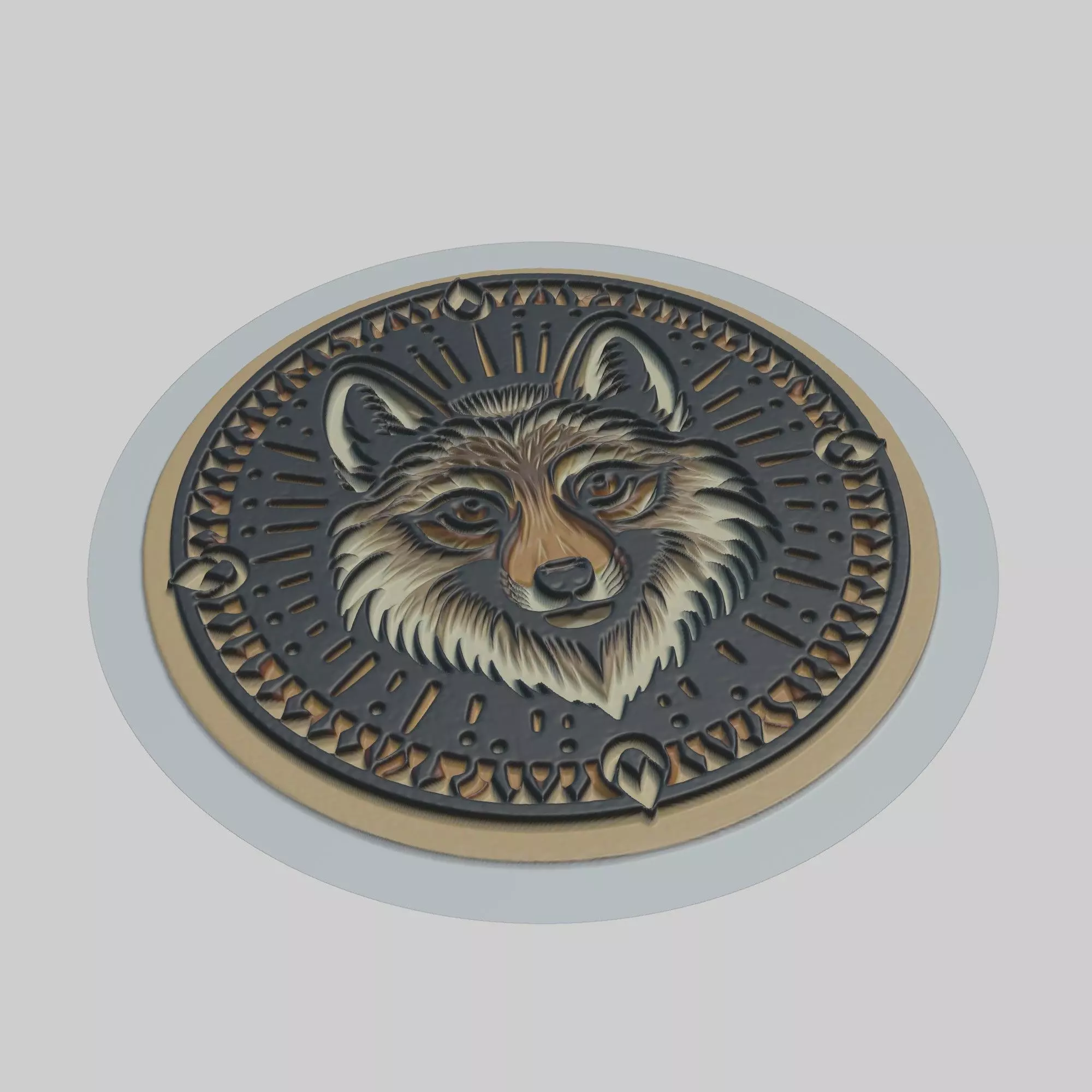 Jackal Animal 3D print model_0