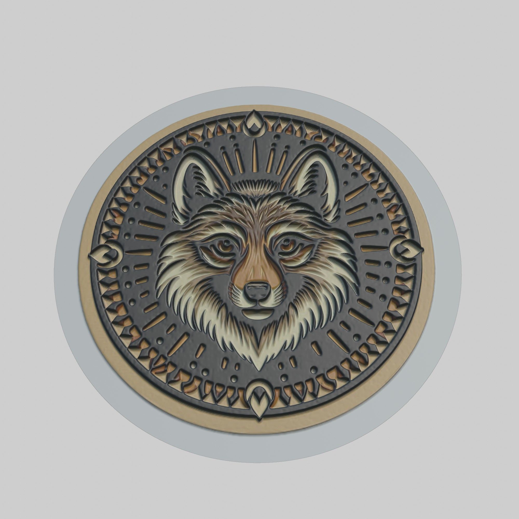 Jackal Animal 3D print model_1