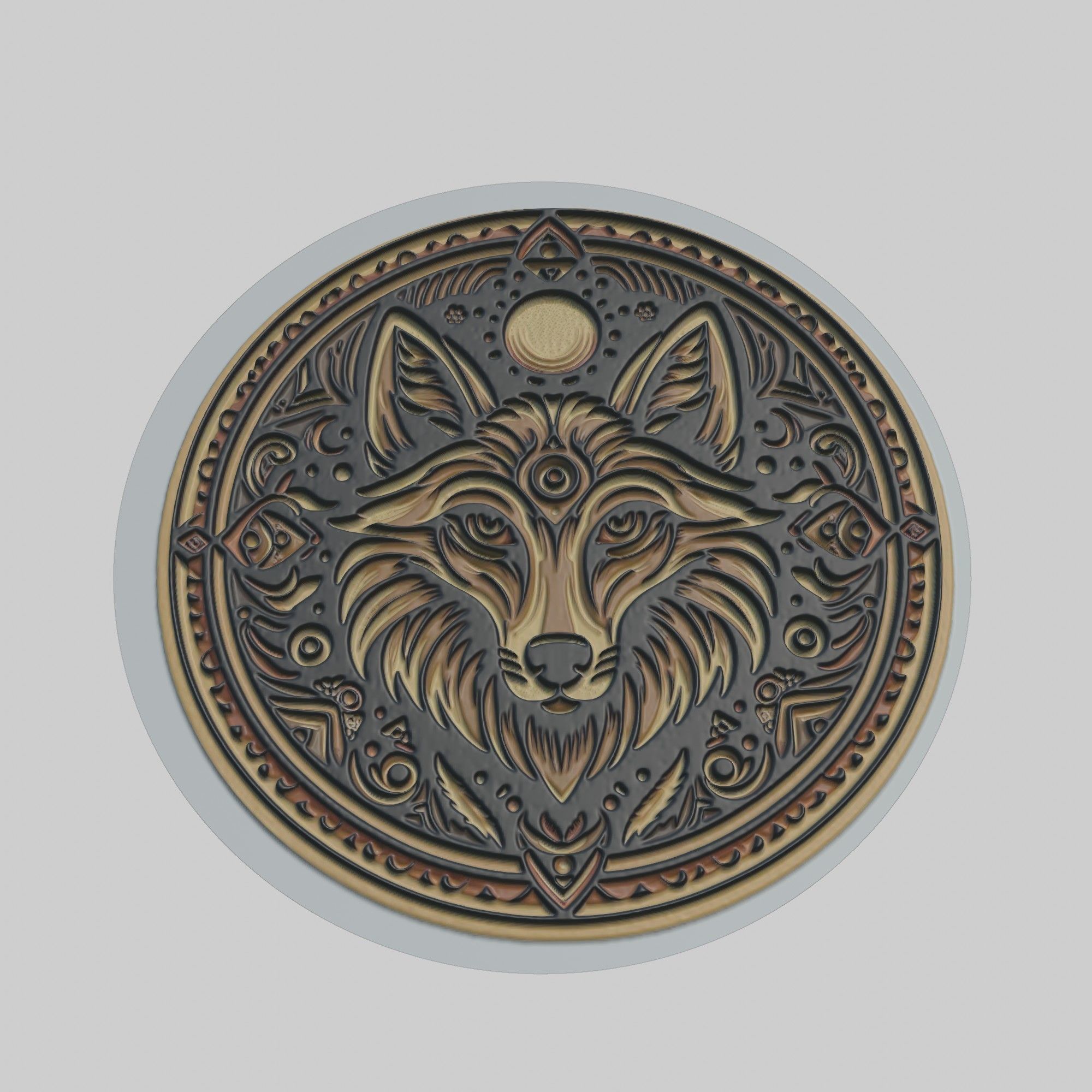 Jackal Animal 3D print model_1