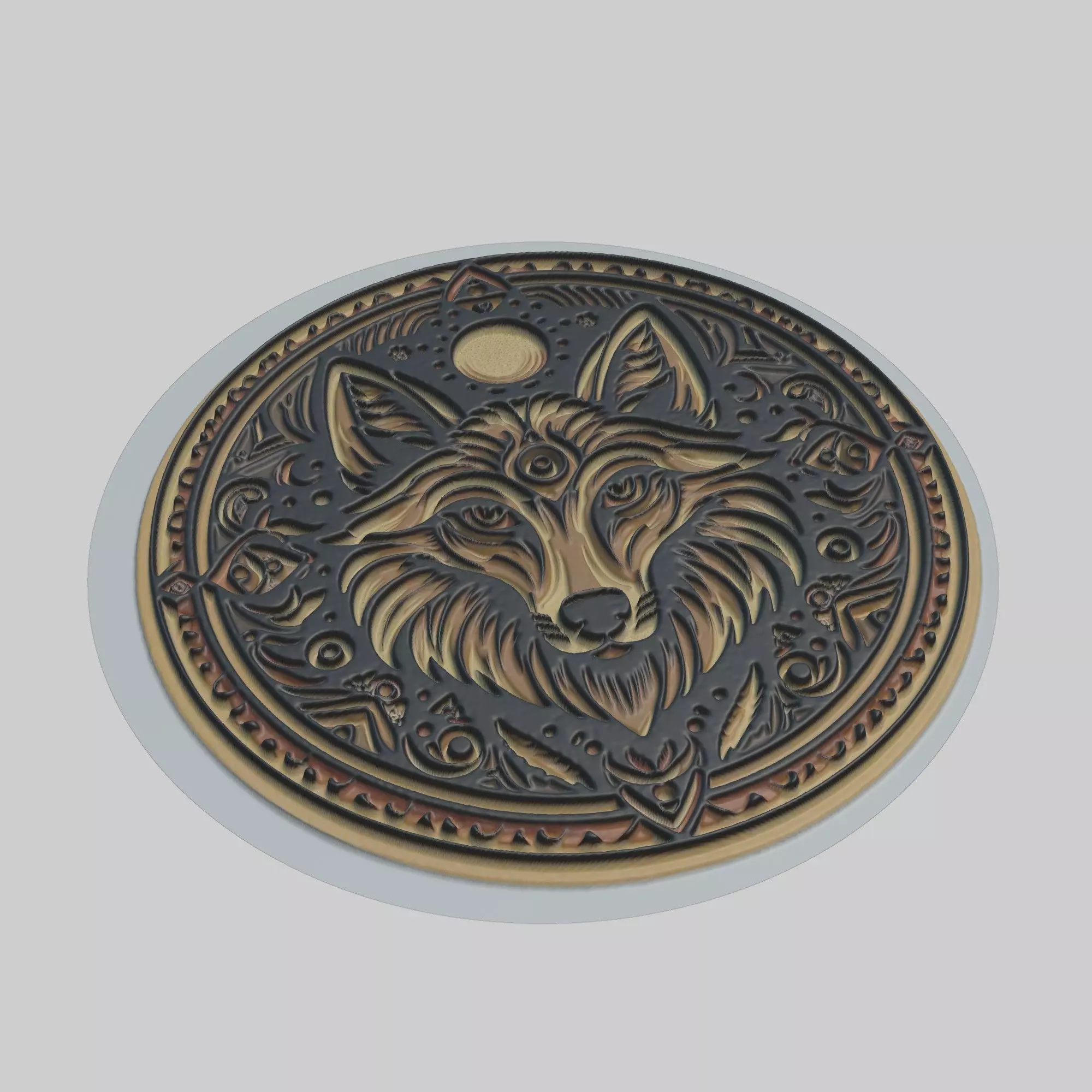 Jackal Animal 3D print model_0