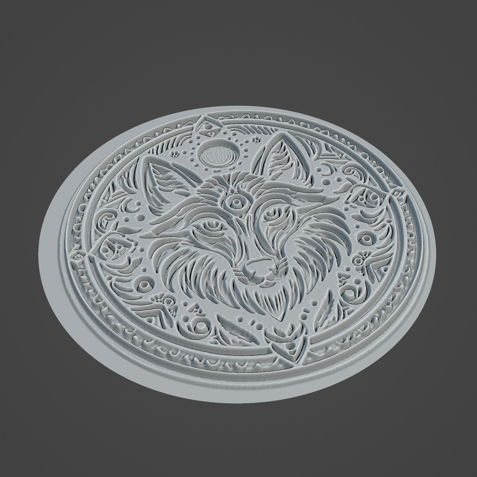 Jackal Animal 3D print model_2