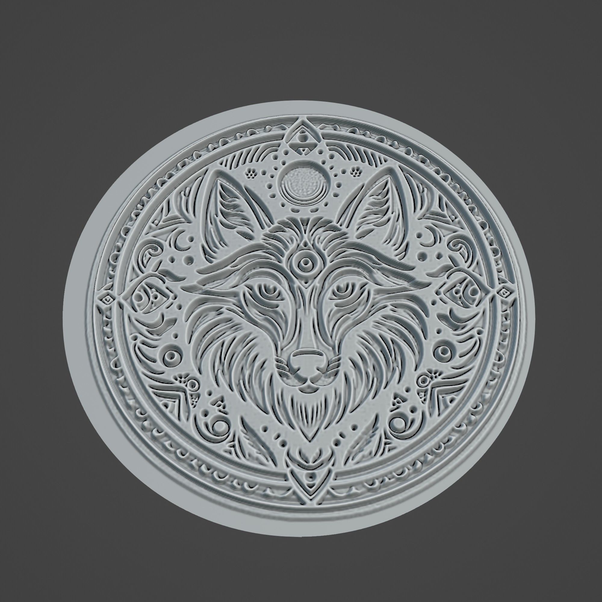 Jackal Animal 3D print model_3