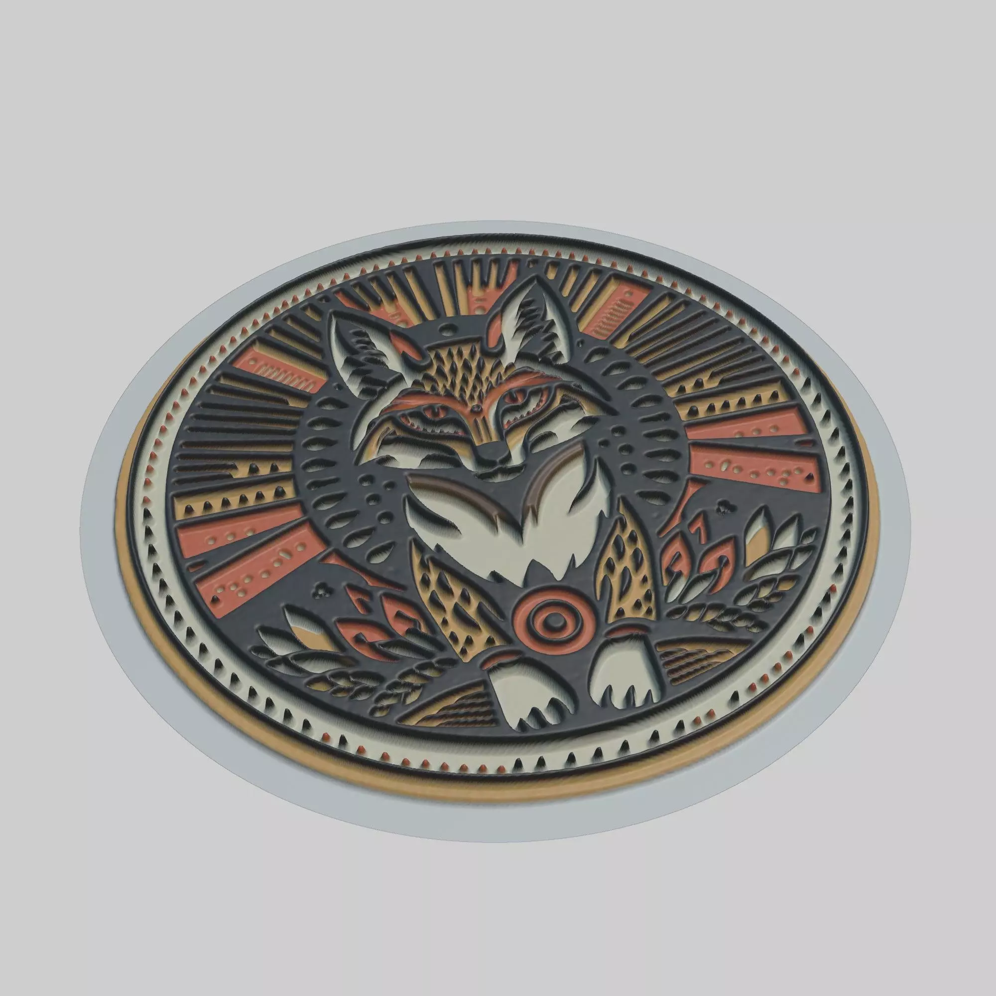 Jackal Animal 3D print model_0