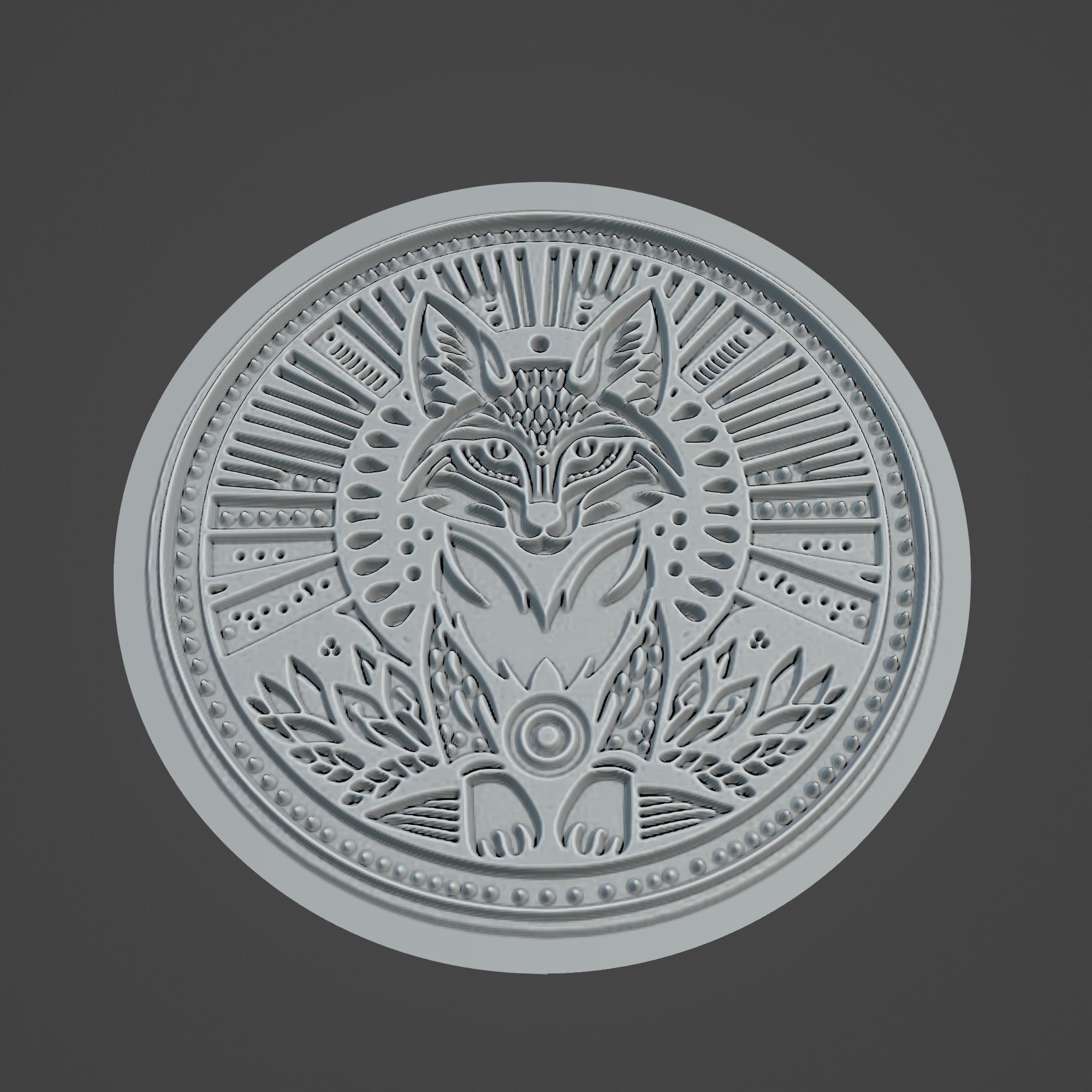 Jackal Animal 3D print model_3