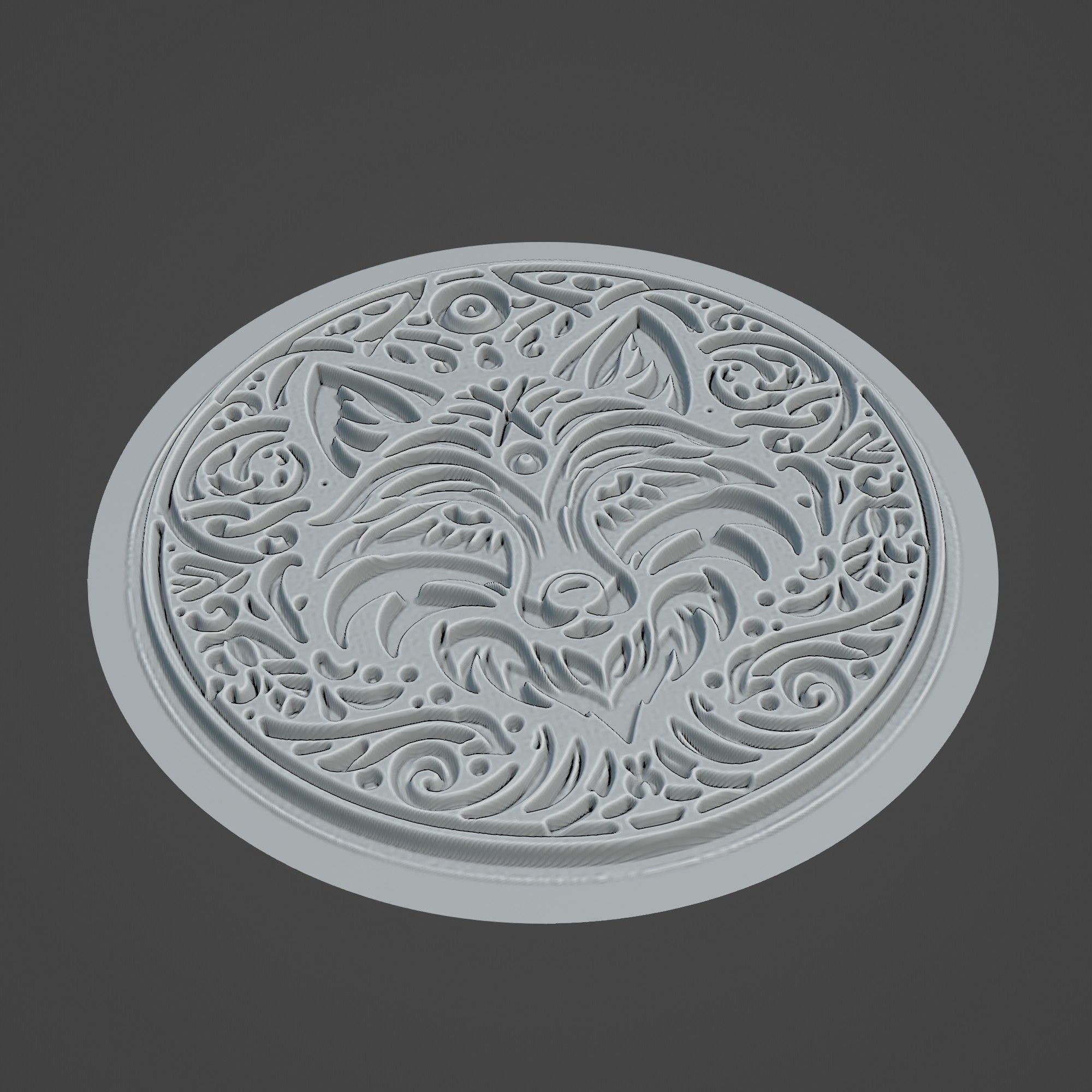 Fox Animal 3D print model_2