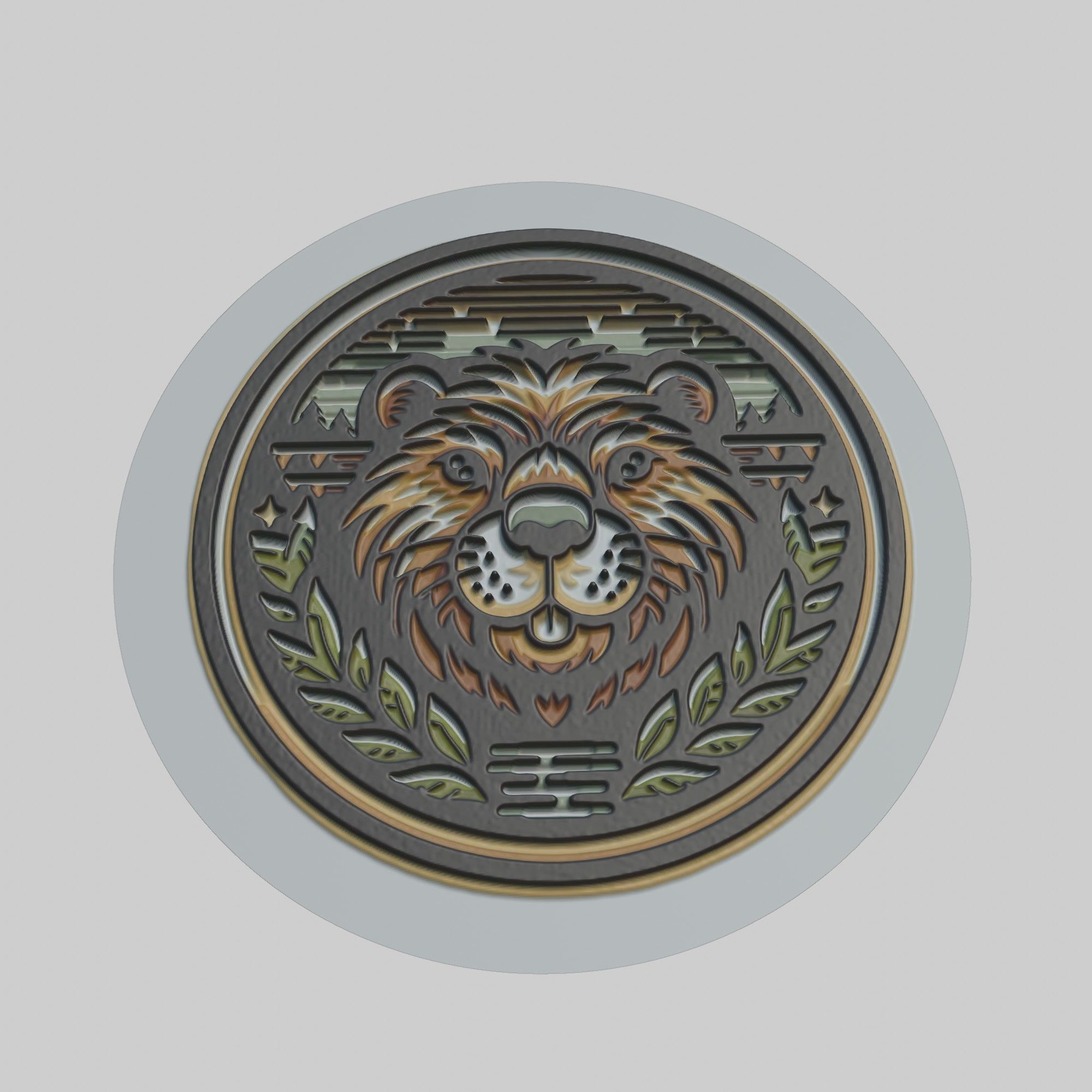 Beaver Animal 3D print model_1