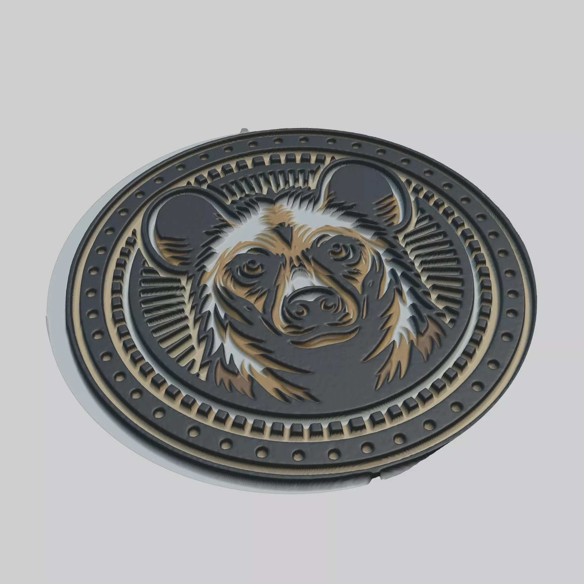 Hyena Animal 3D print model_0