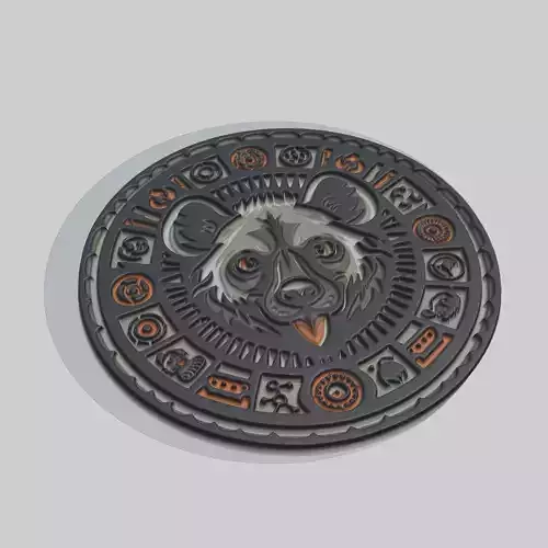Hyena Animal 3D print model