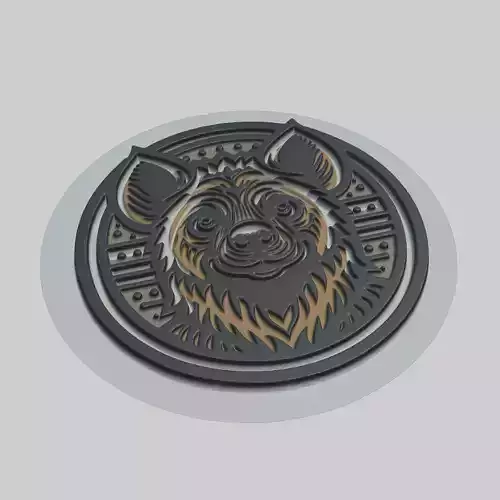 Hyena Animal 3D print model