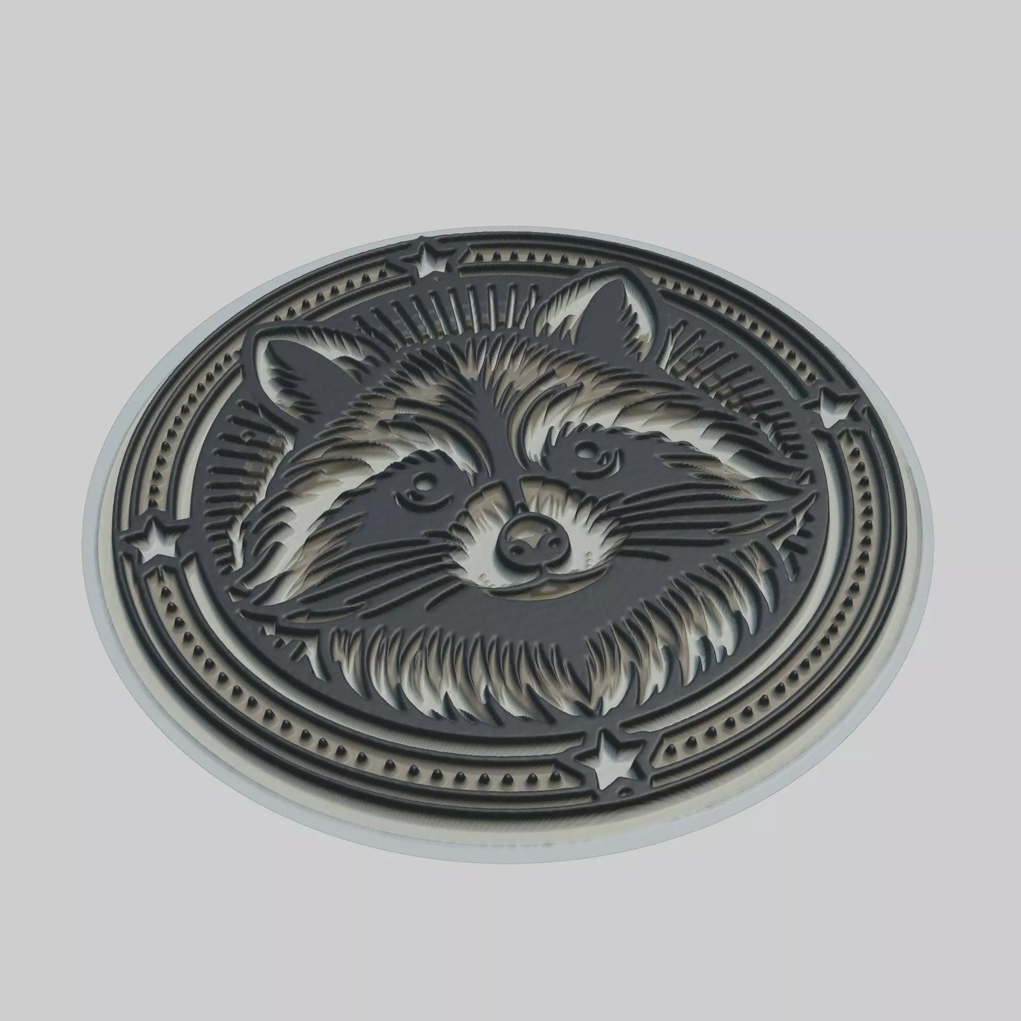 Raccoon Animal 3D print model