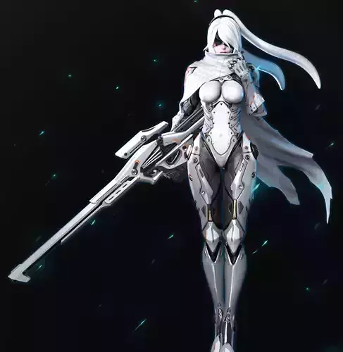 Alloy Warrior - Asura Skinned Mesh 3D model
