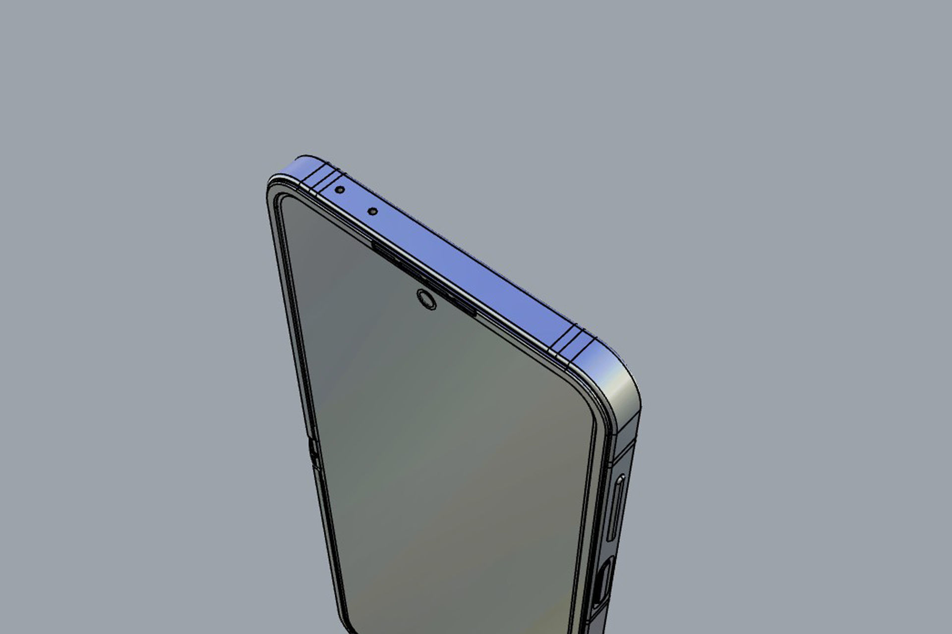 SAMSUNG Galaxy Z Flip6 All colors 2024 3D model_25