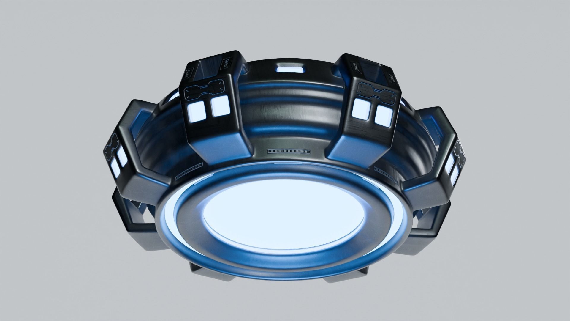 Sky-fi capsule platform 3D model Free 3D model_1