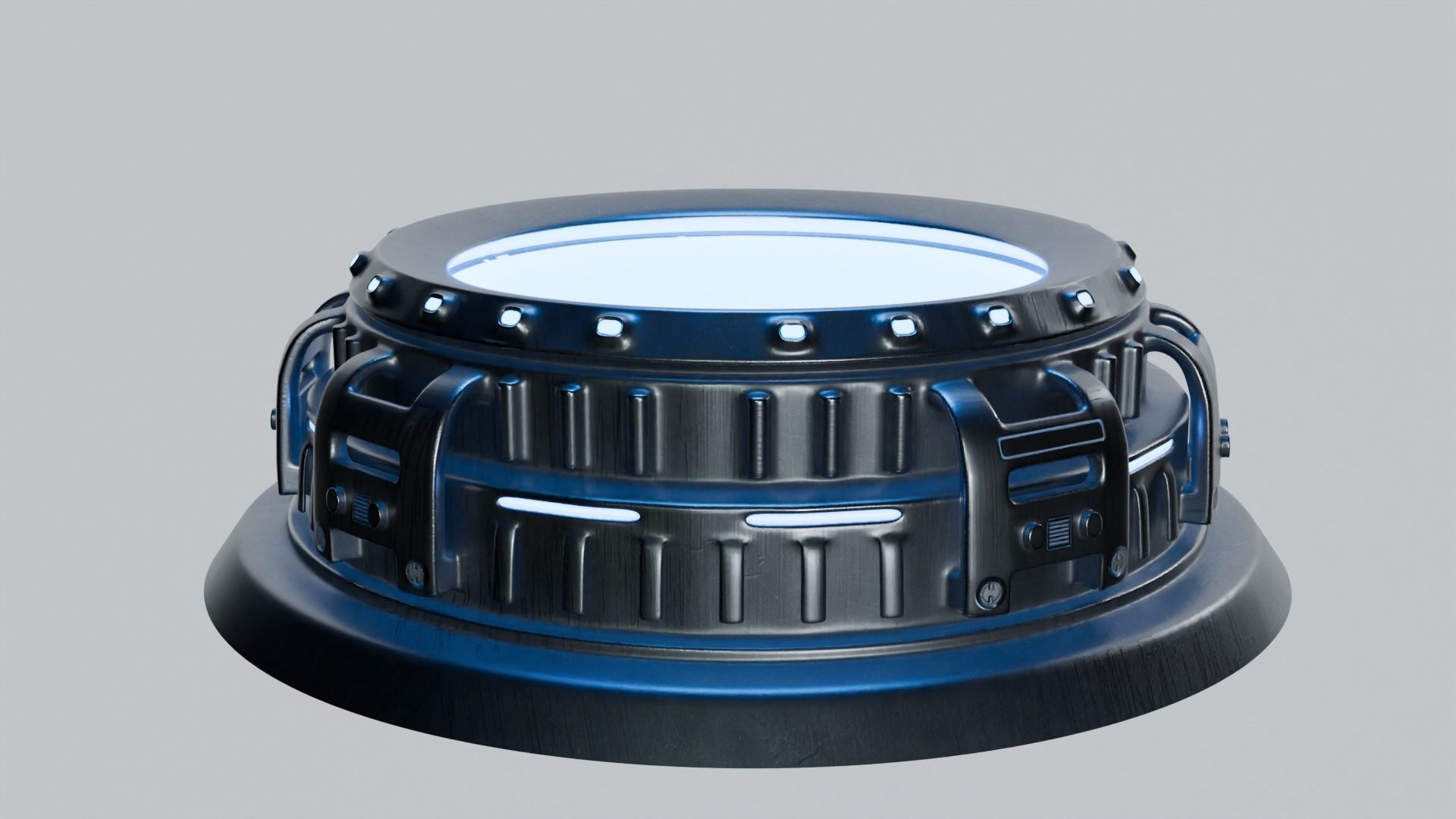 Sky-fi capsule platform 3D model Free 3D model_2