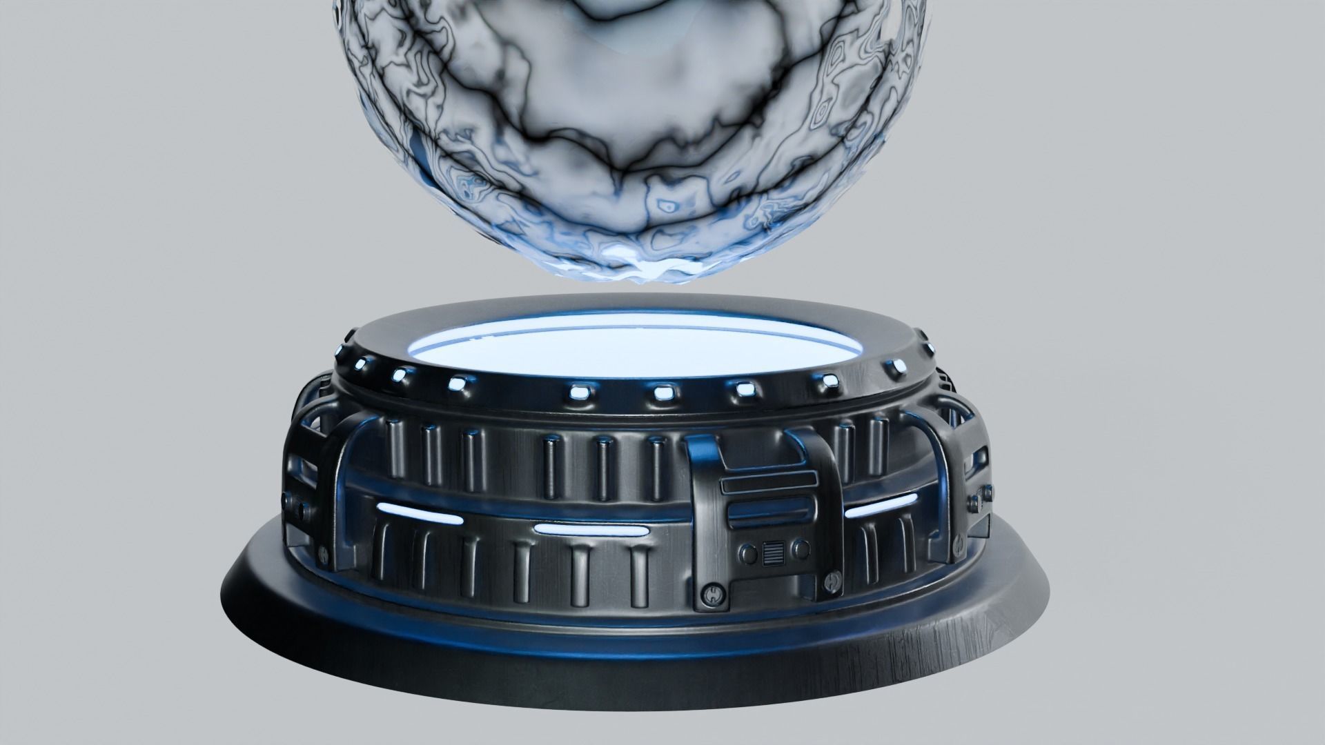 Sky-fi capsule platform 3D model Free 3D model_4