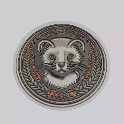 Weasel Animal 3D print model