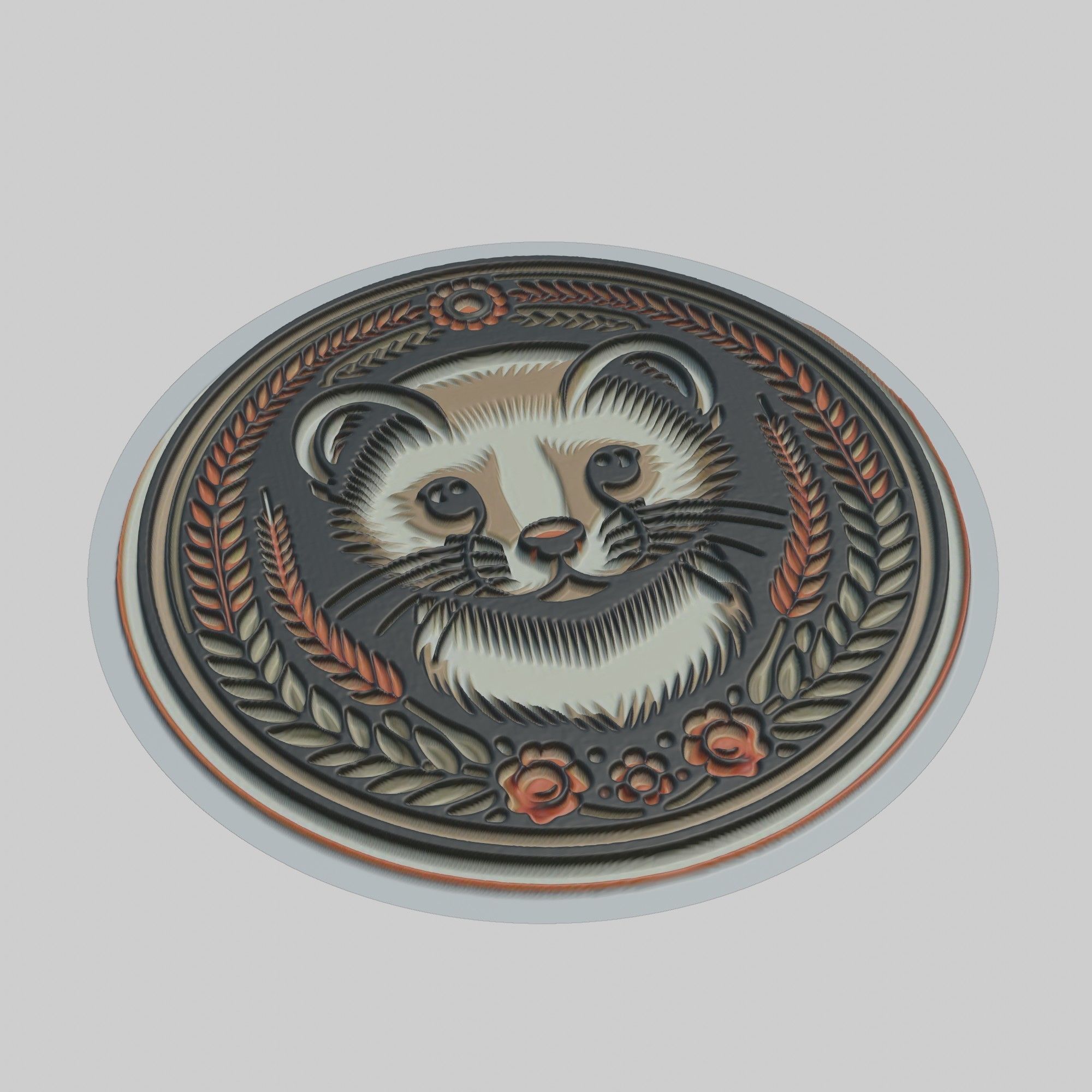 Weasel Animal 3D print model_1