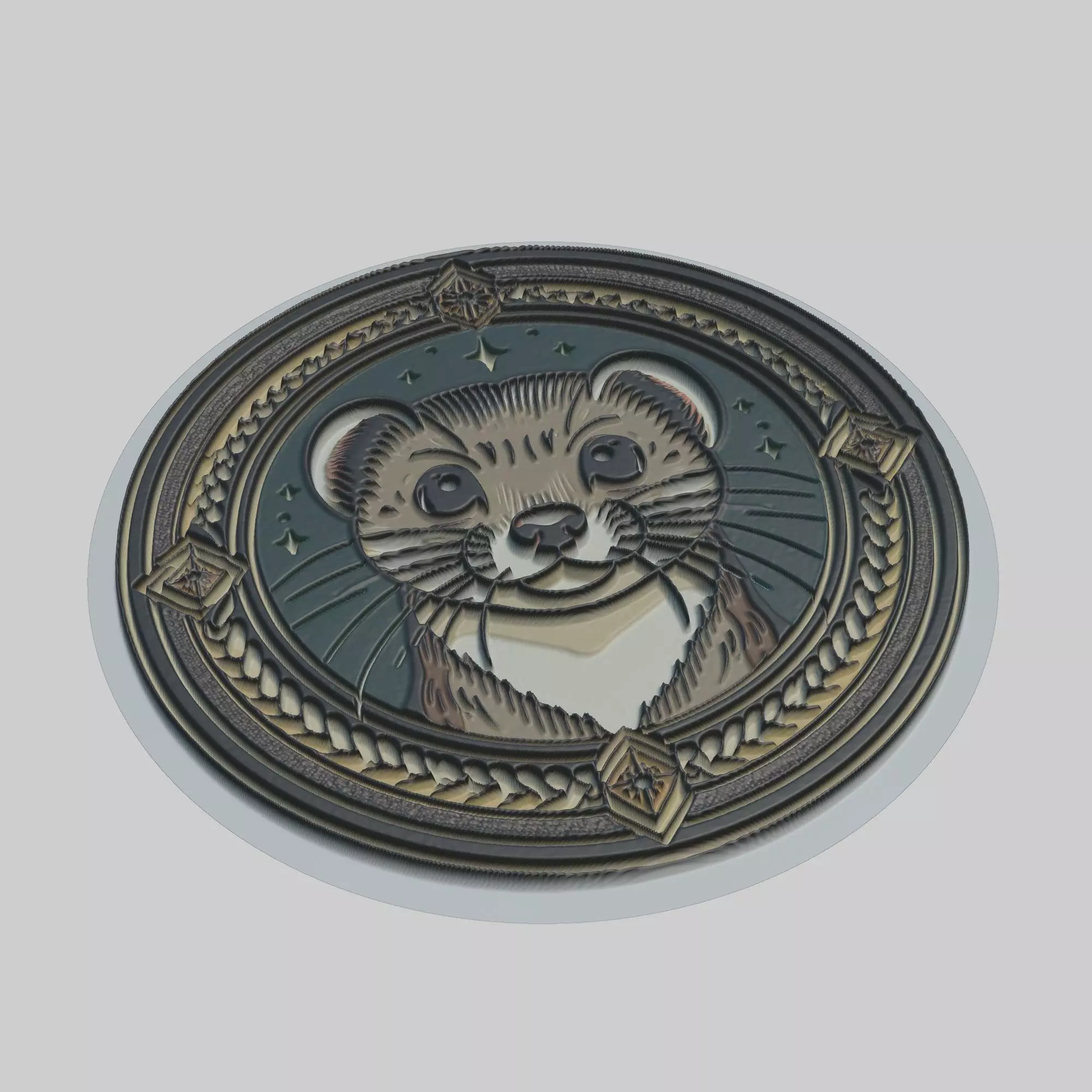 Weasel Animal 3D print model_0