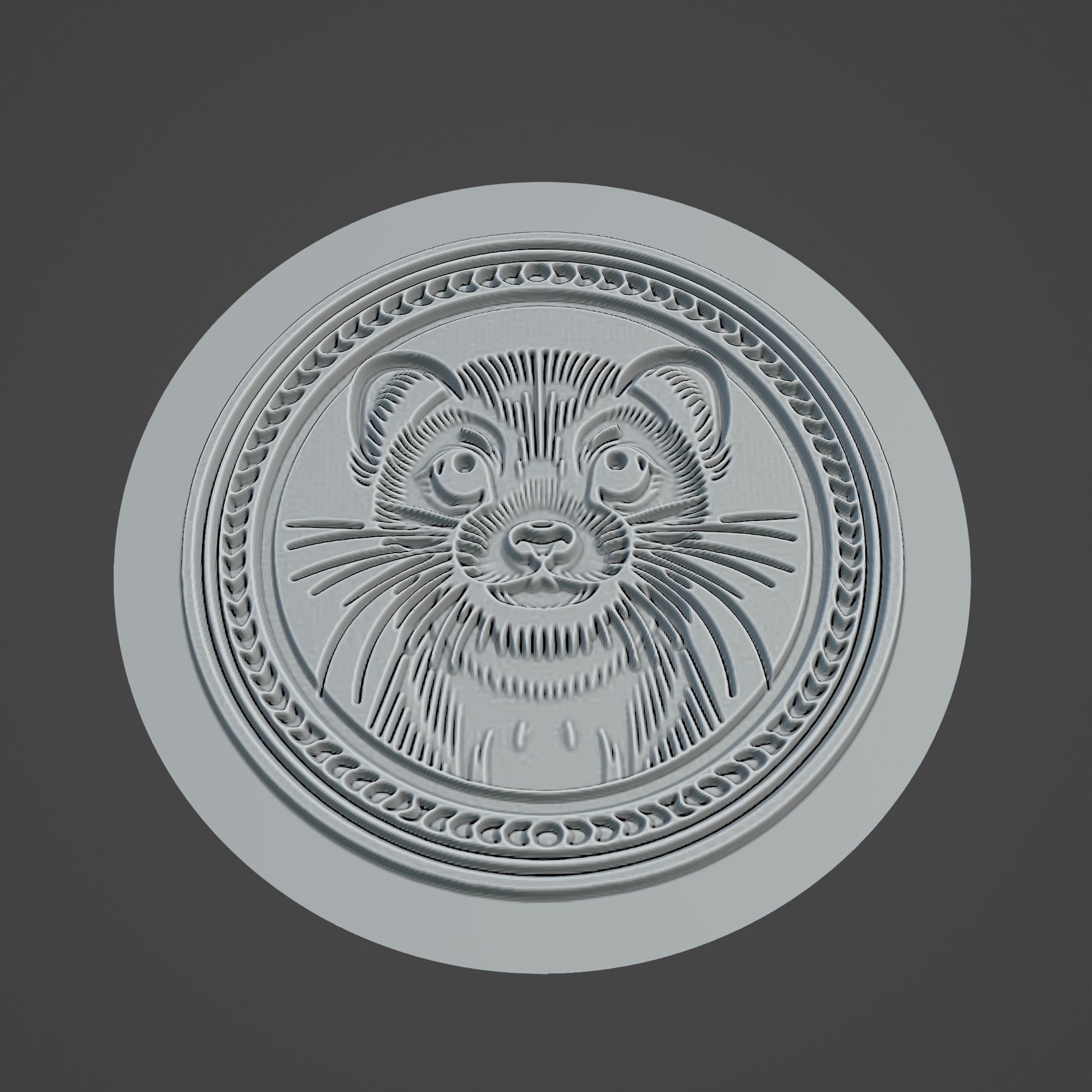 Weasel Animal 3D print model_3