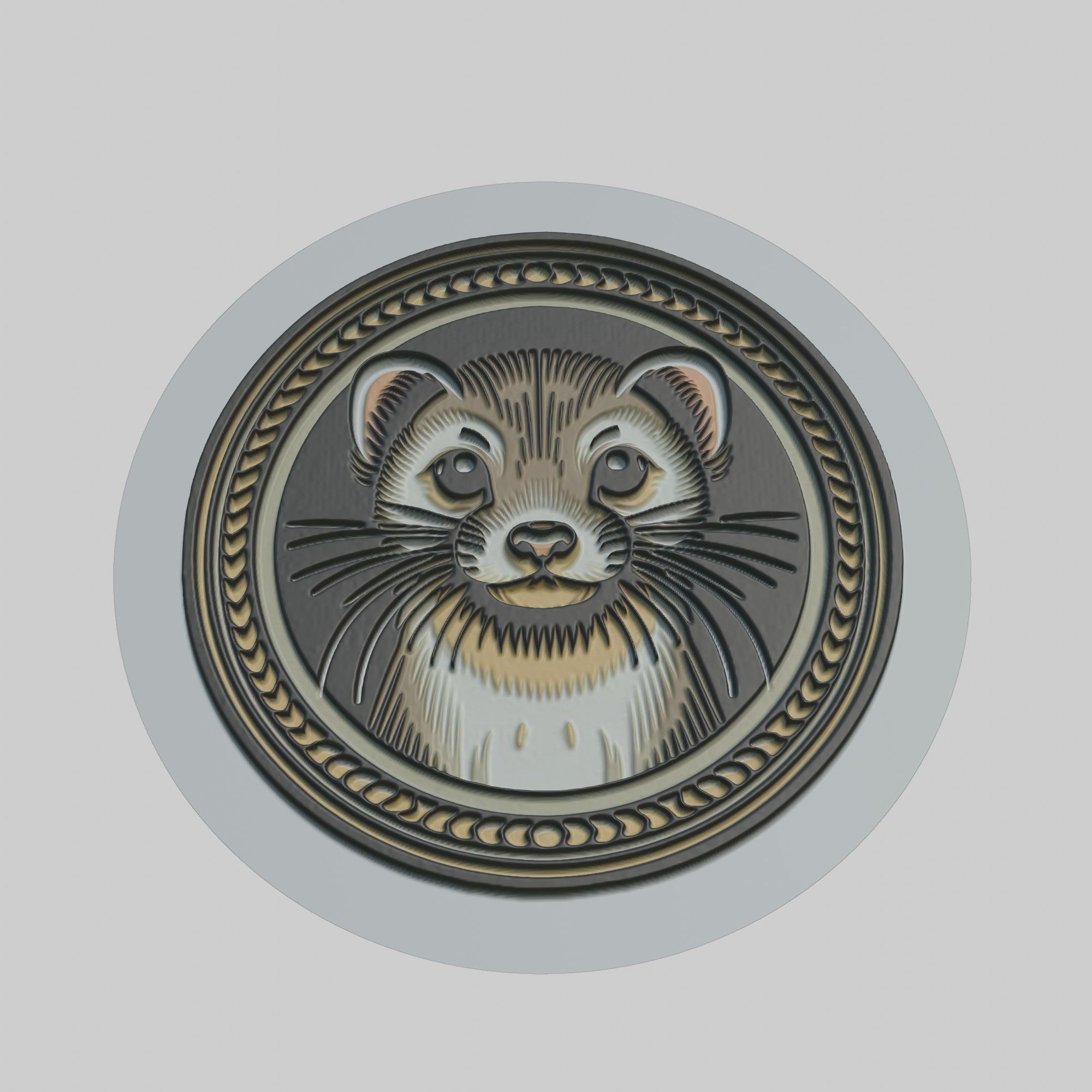 Weasel Animal 3D print model_1