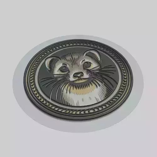 Weasel Animal 3D print model