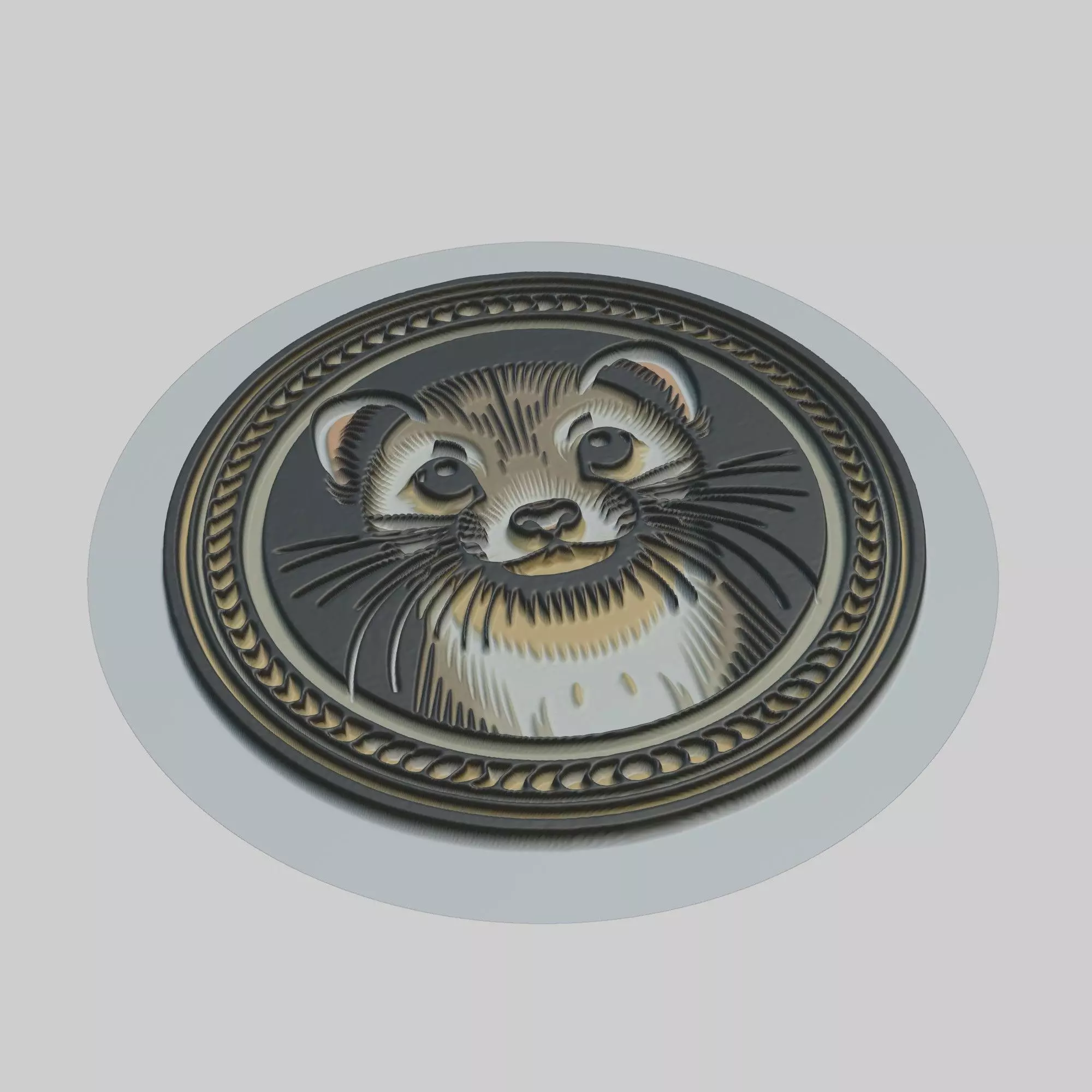 Weasel Animal 3D print model_0