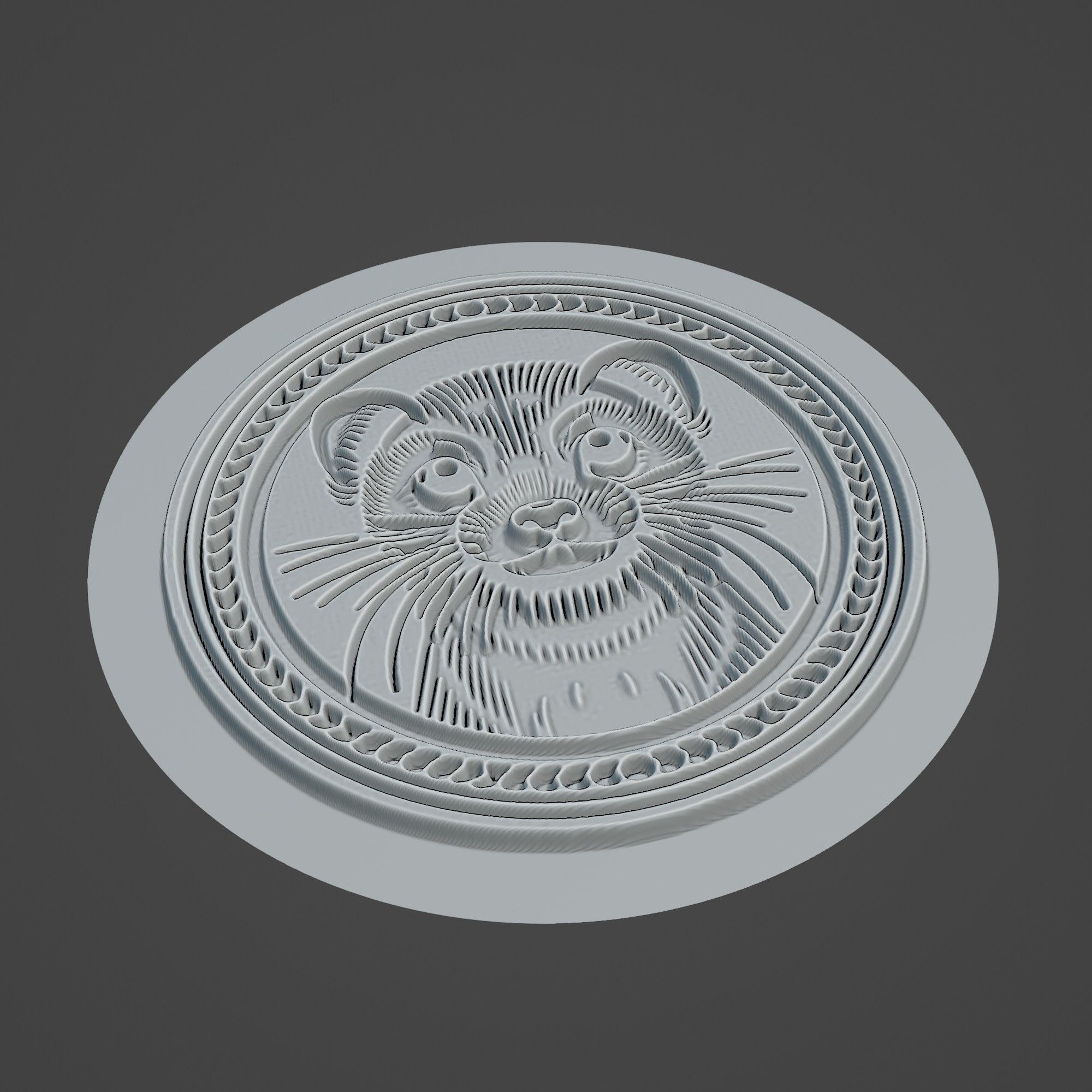 Weasel Animal 3D print model_2