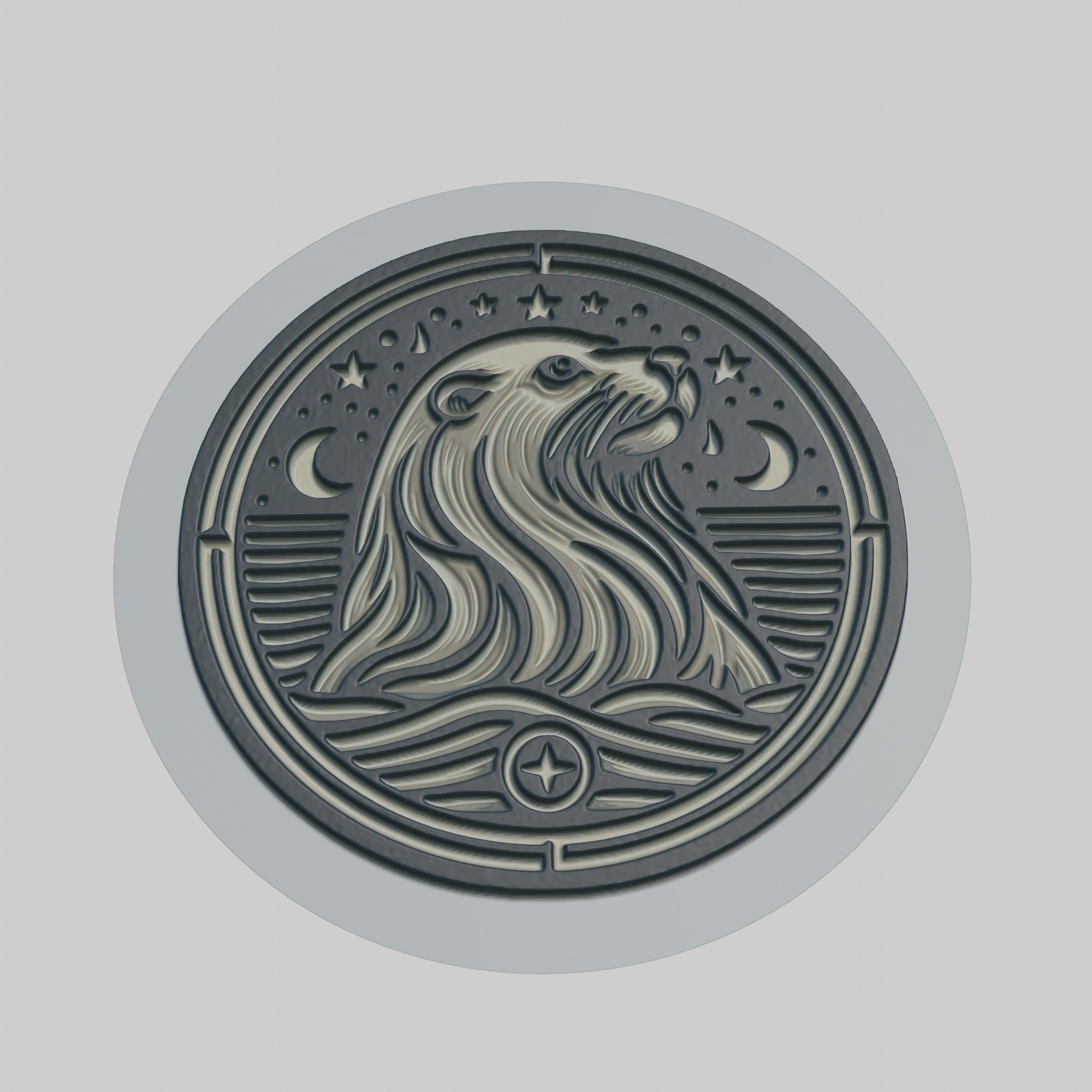 Sea Lion Animal 3D print model_1