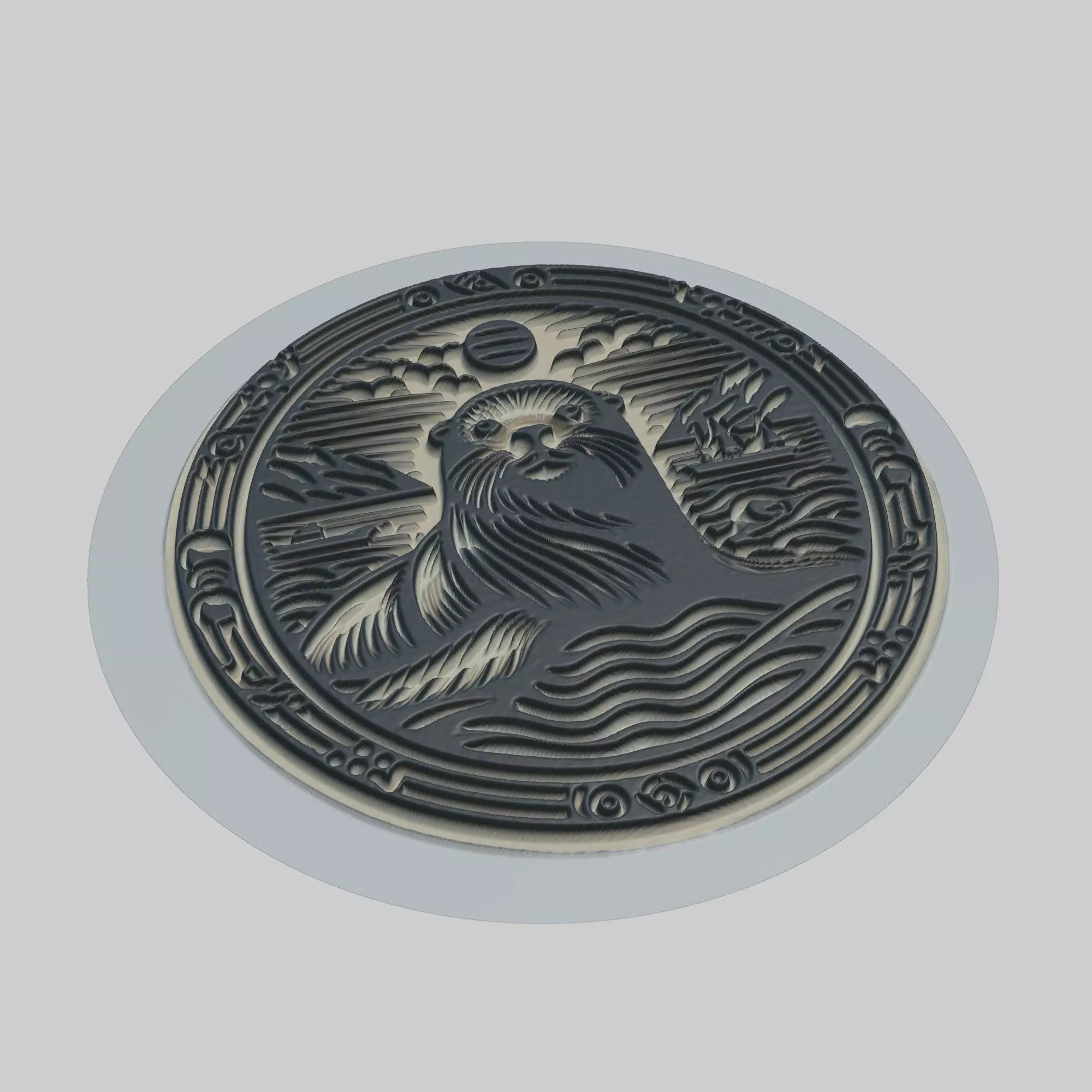 Sea Lion Animal 3D print model_0