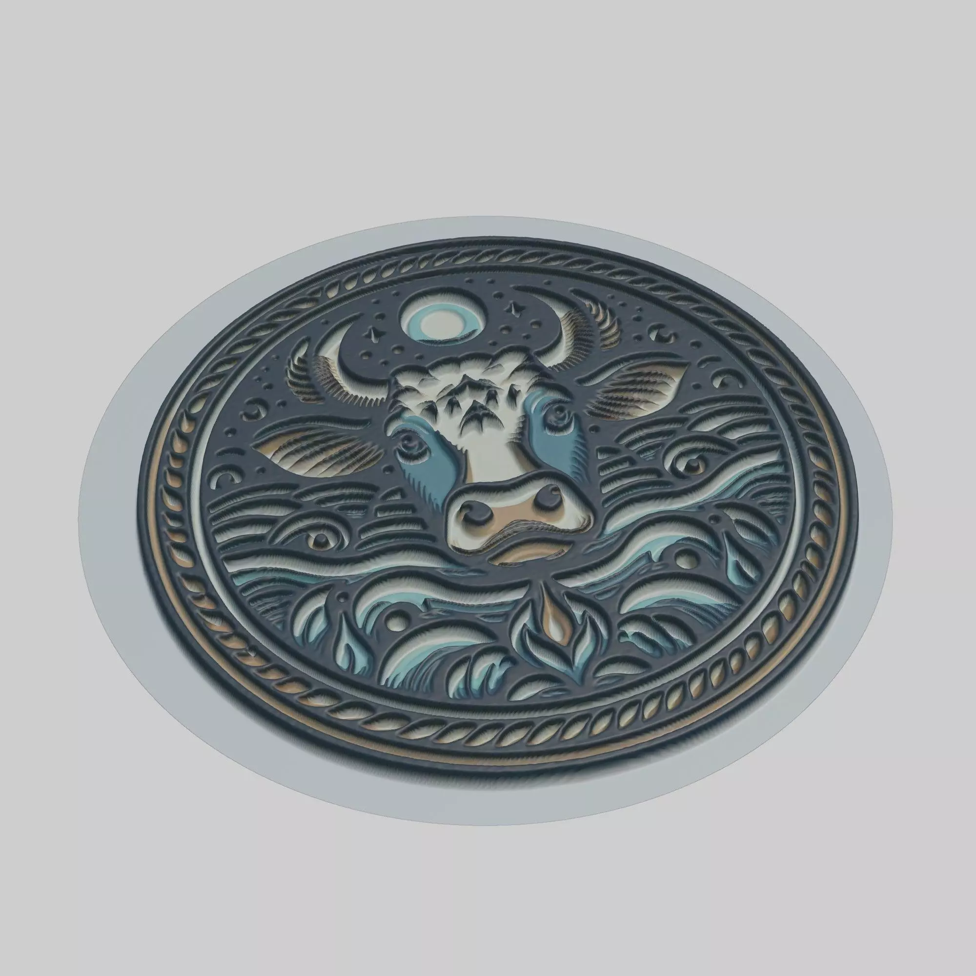 Cow Animal 3D print model_0