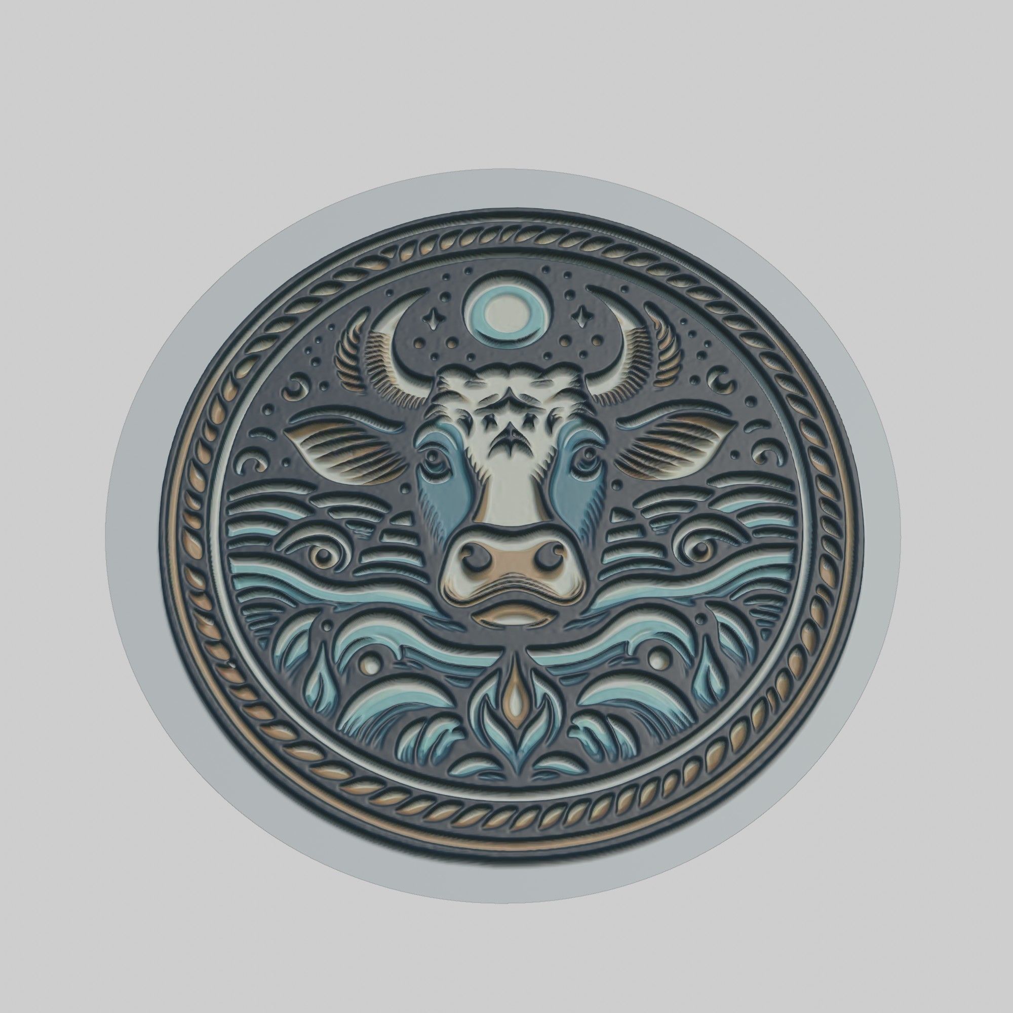 Cow Animal 3D print model_1