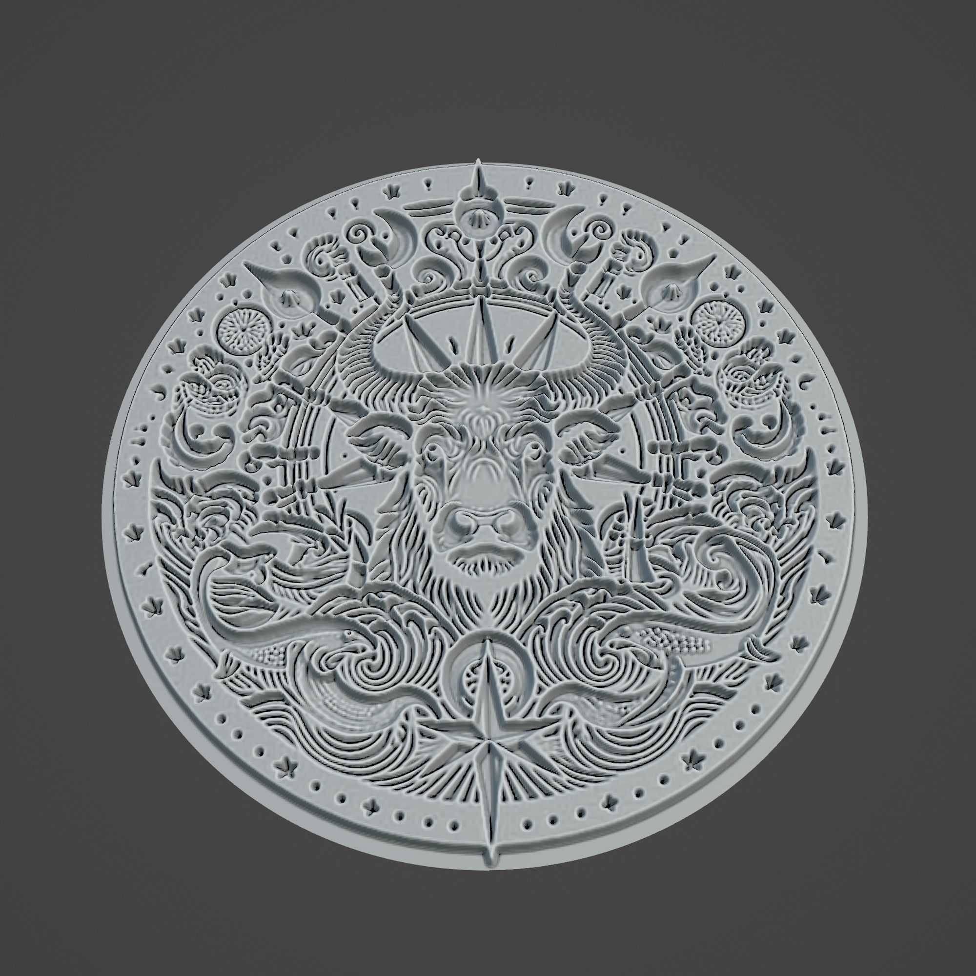 Cow Animal 3D print model_3