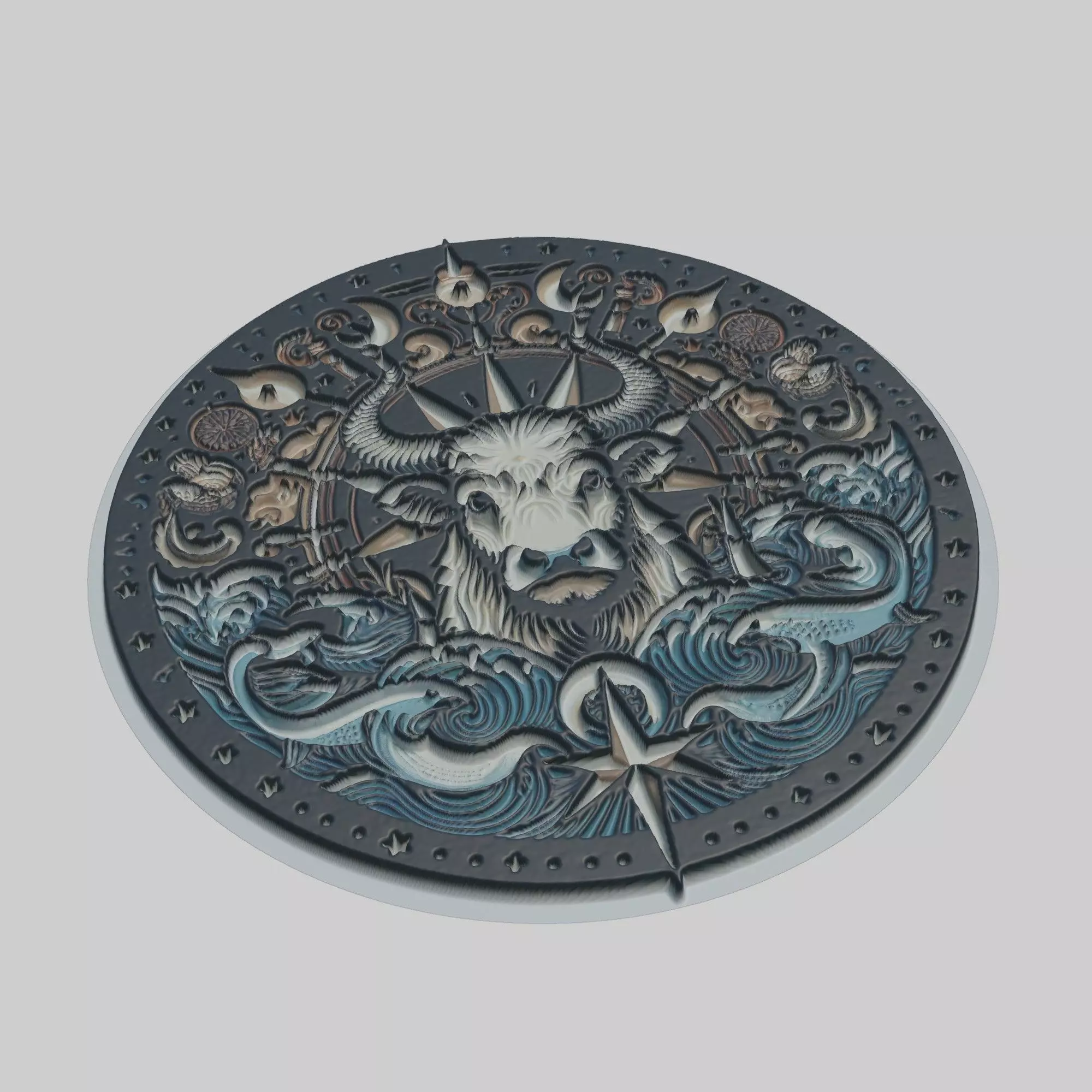 Cow Animal 3D print model_0