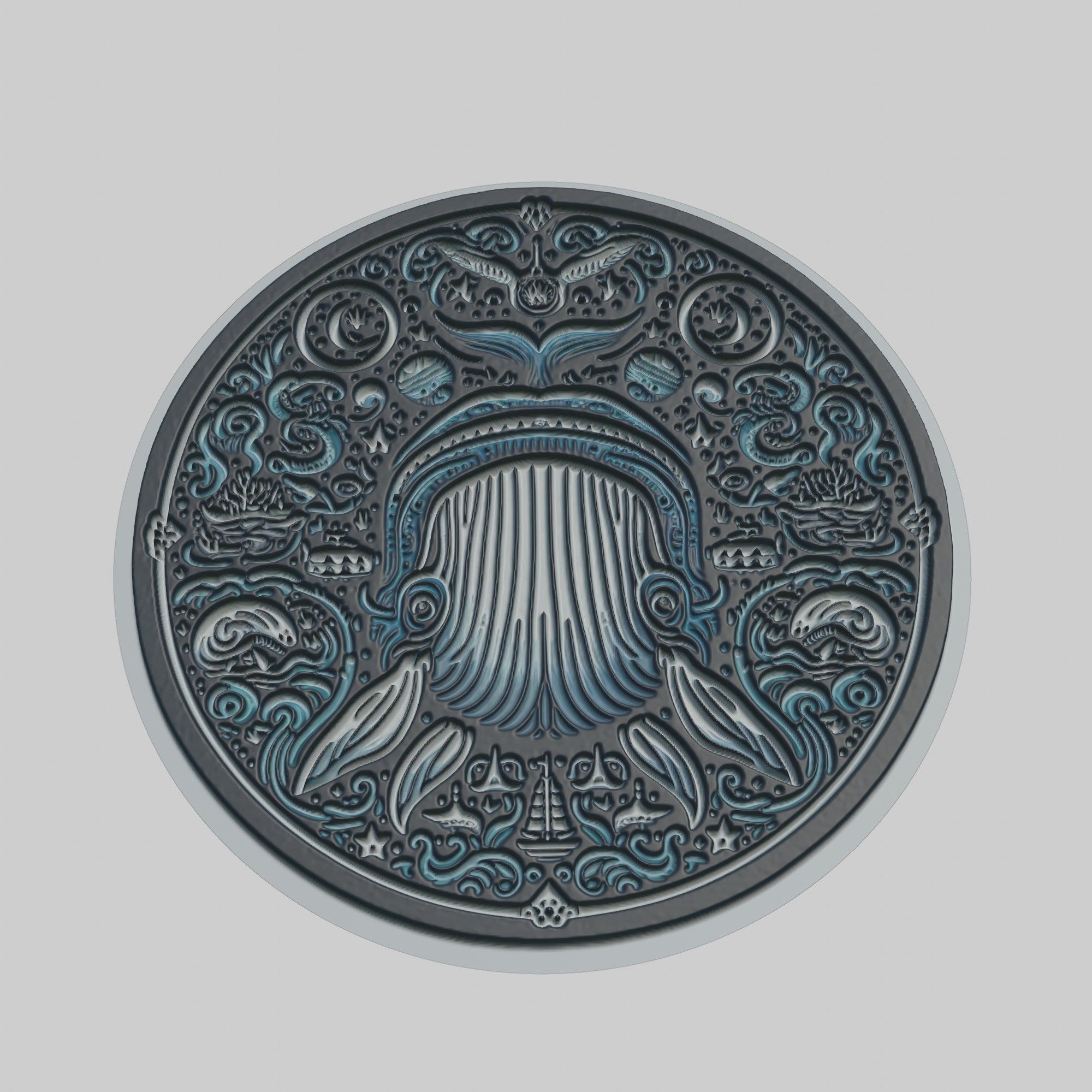 Whale Animal 3D print model_1