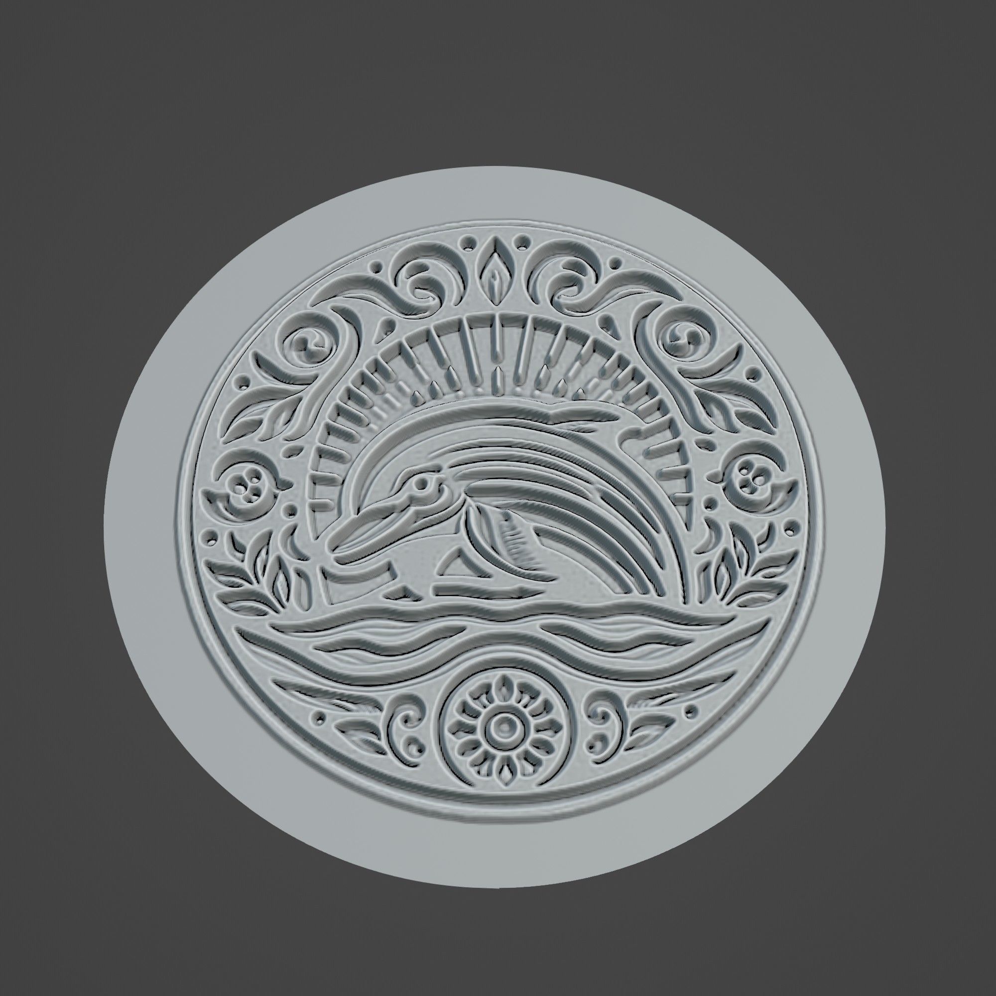 Dolphin Animal 3D print model_3