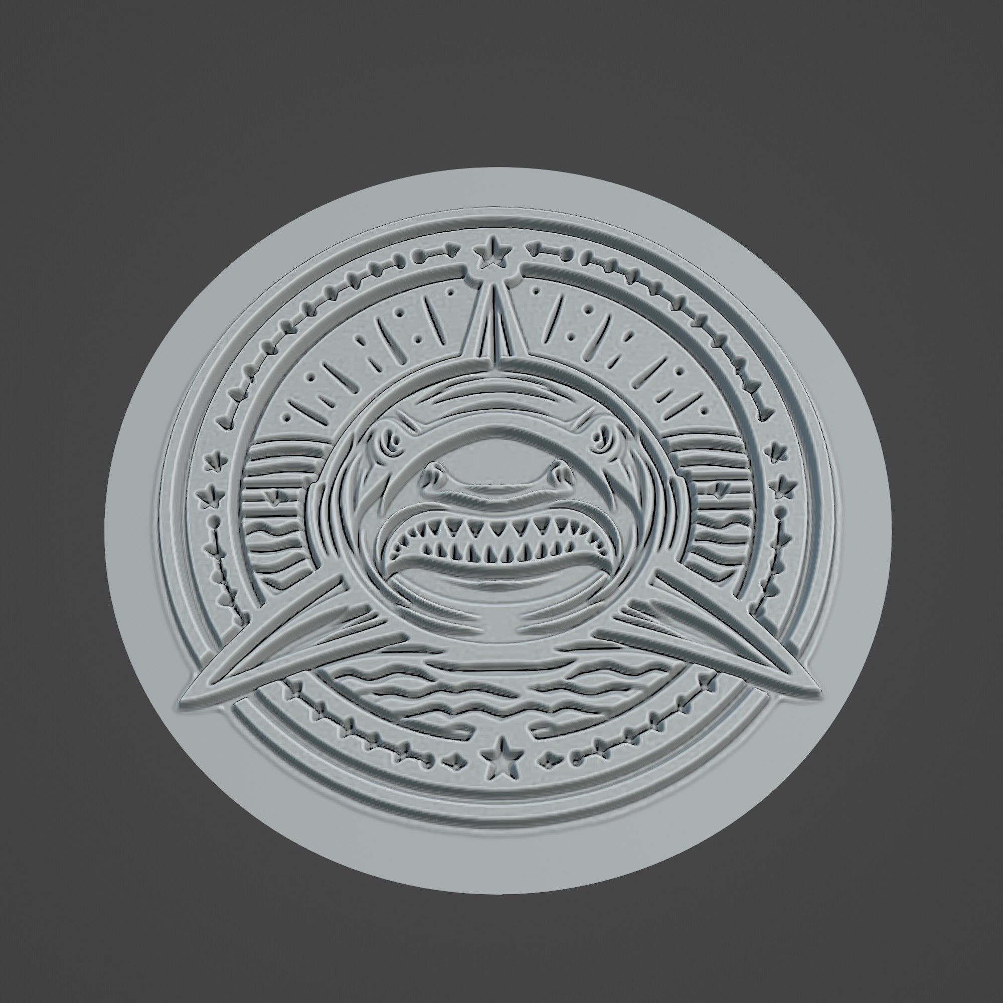 Shark Animal 3D print model_3