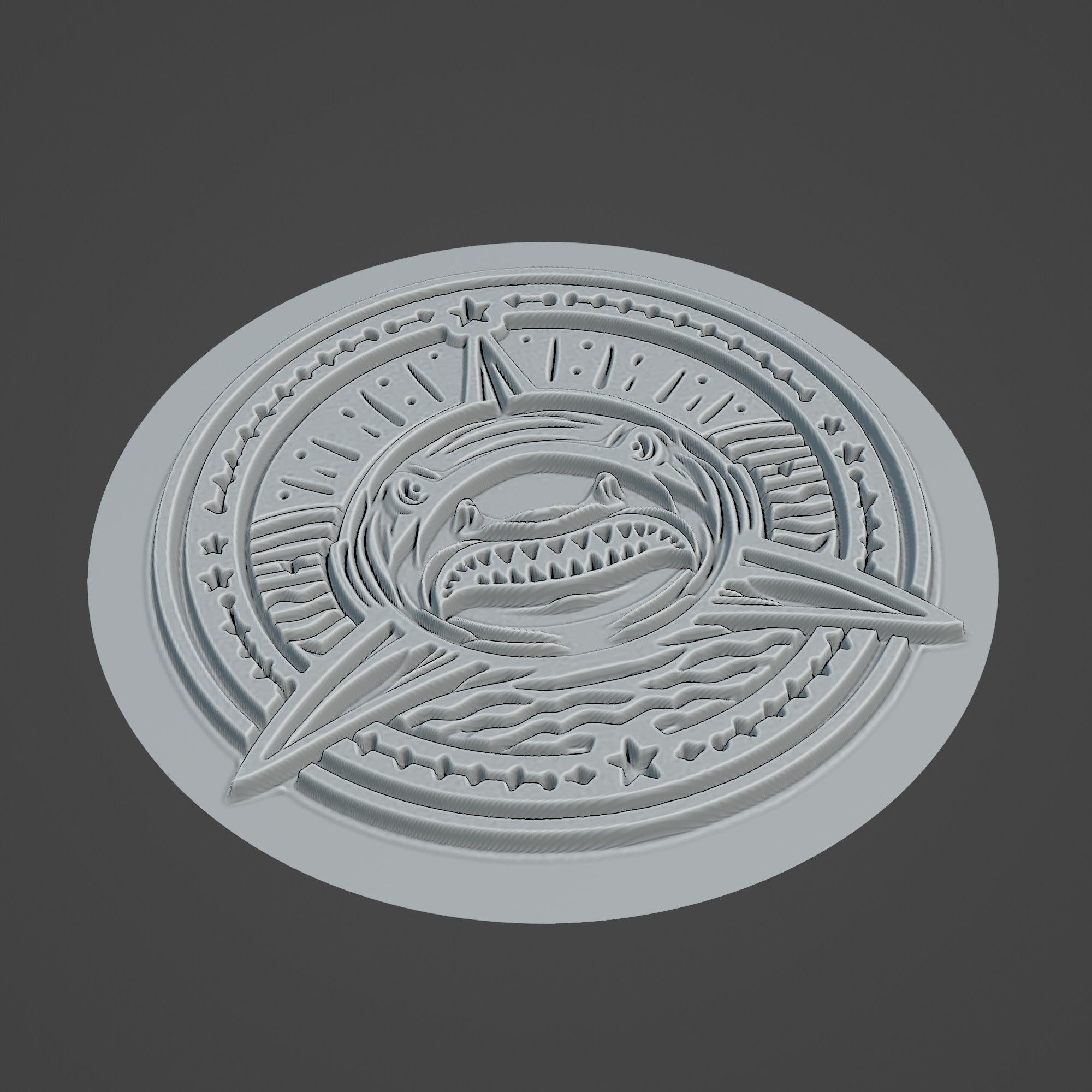 Shark Animal 3D print model_2