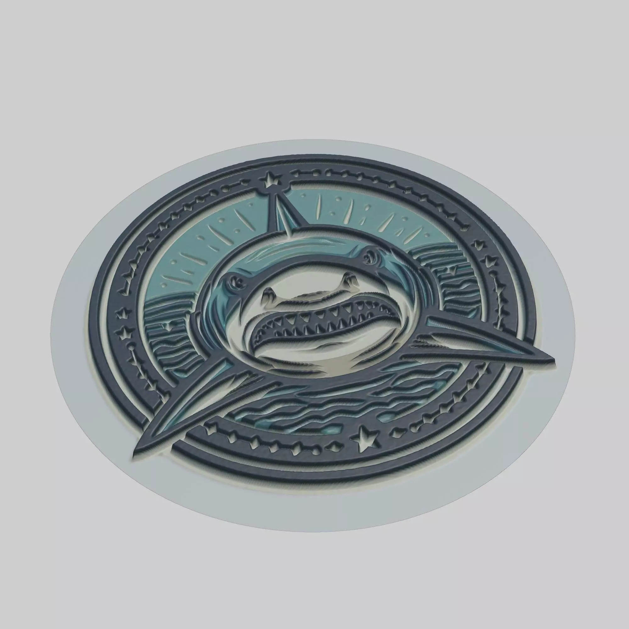 Shark Animal 3D print model_0