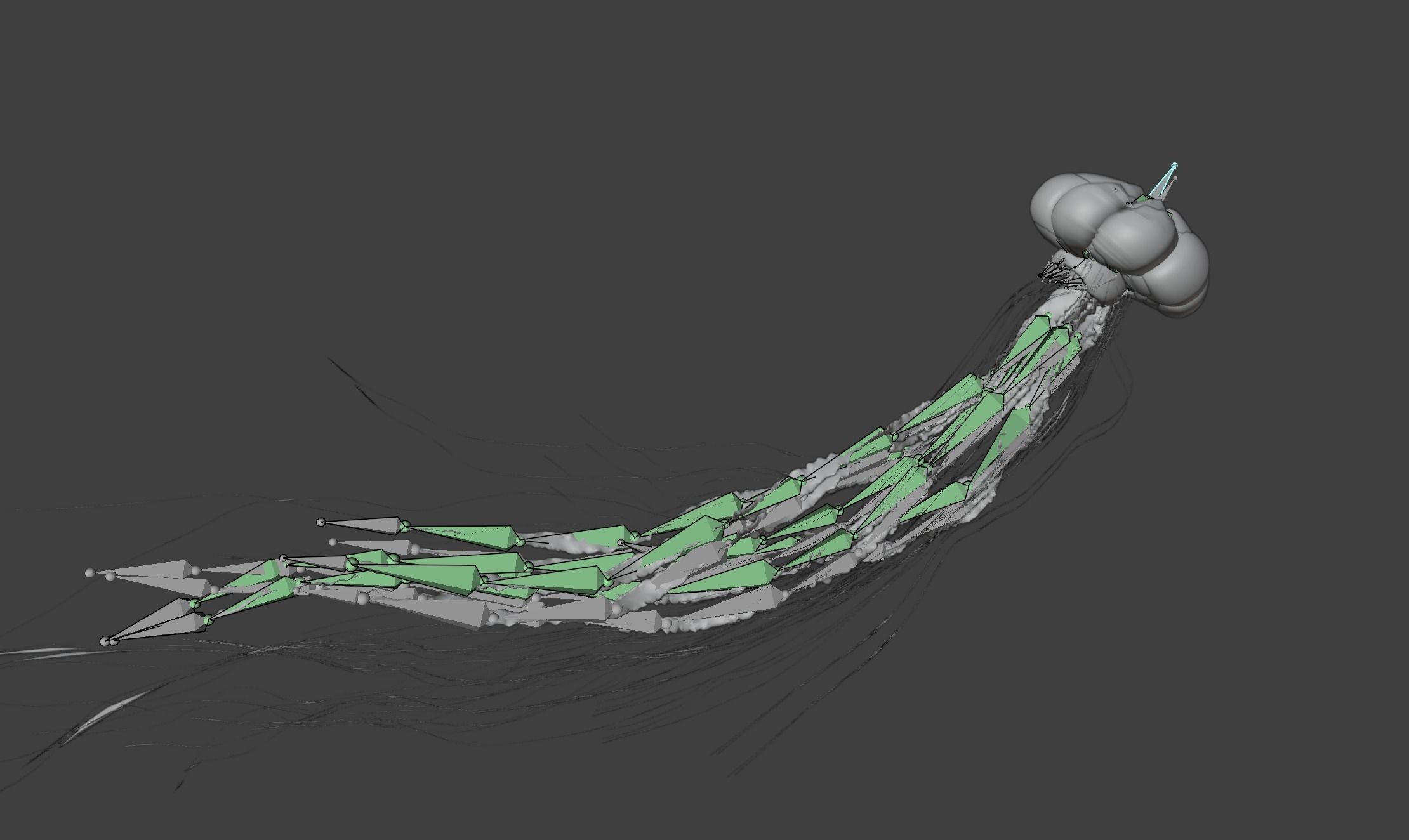 Jellyfish - Rigged 3D model_8