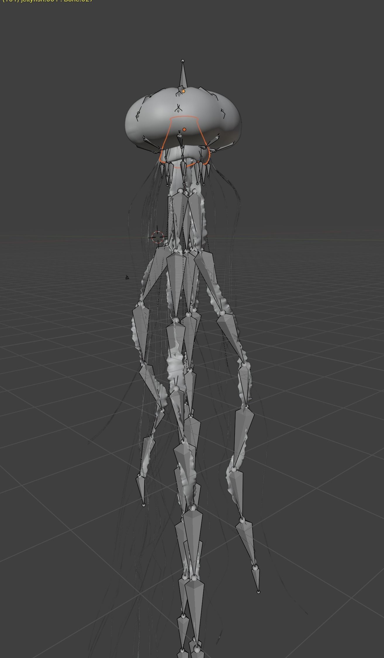 Jellyfish - Rigged 3D model_10