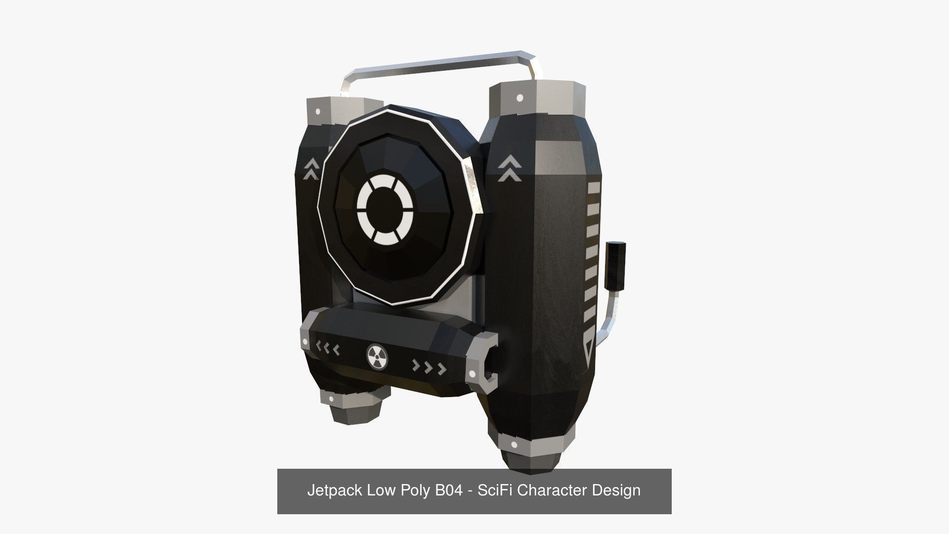 05 Jetpack Low Poly B Collection - SciFi Character Design _2