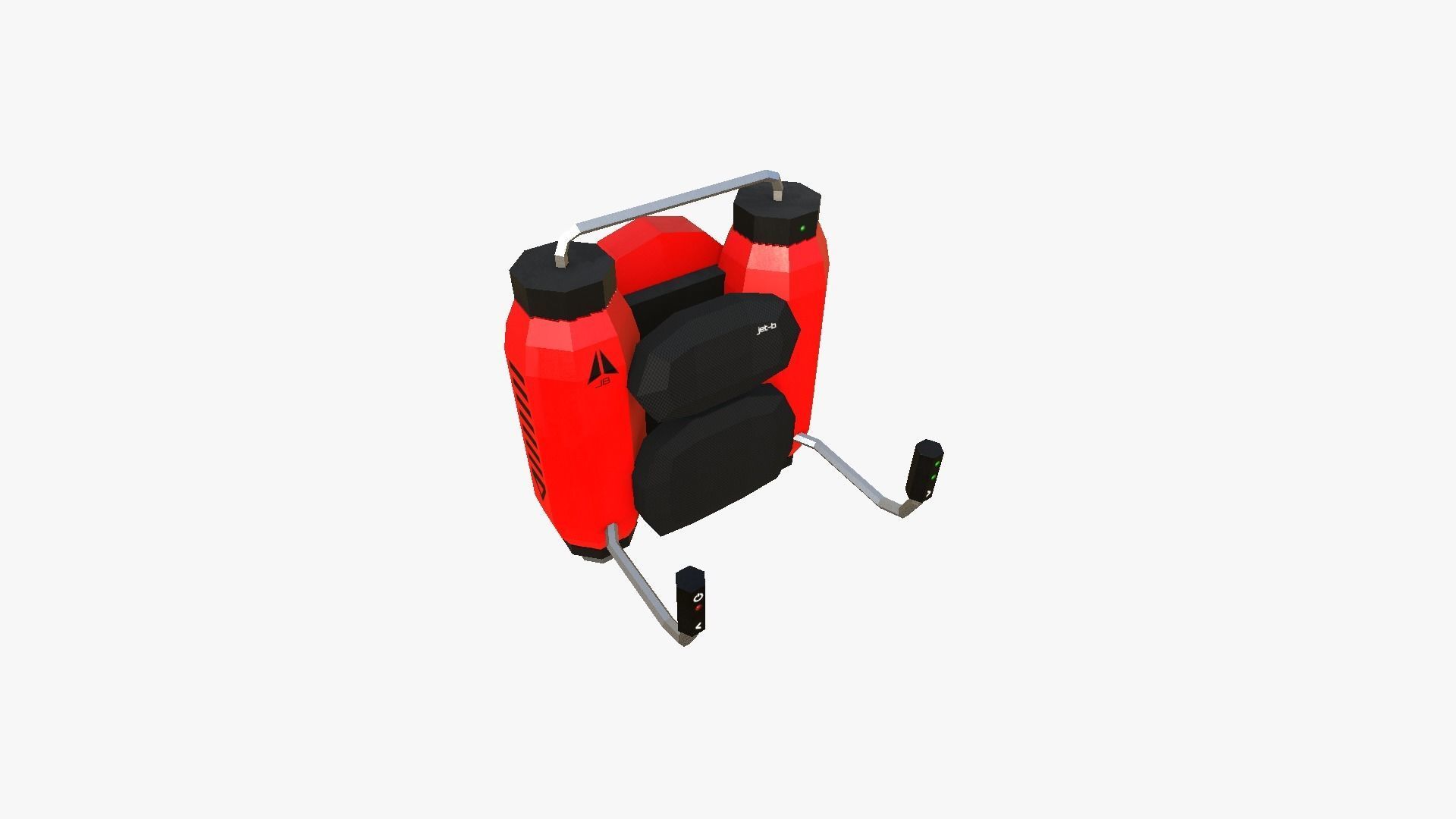 05 Jetpack Low Poly B Collection - SciFi Character Design _39