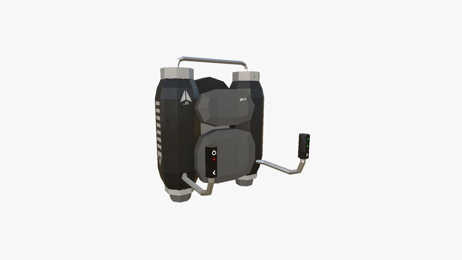 05 Jetpack Low Poly B Collection - SciFi Character Design _37