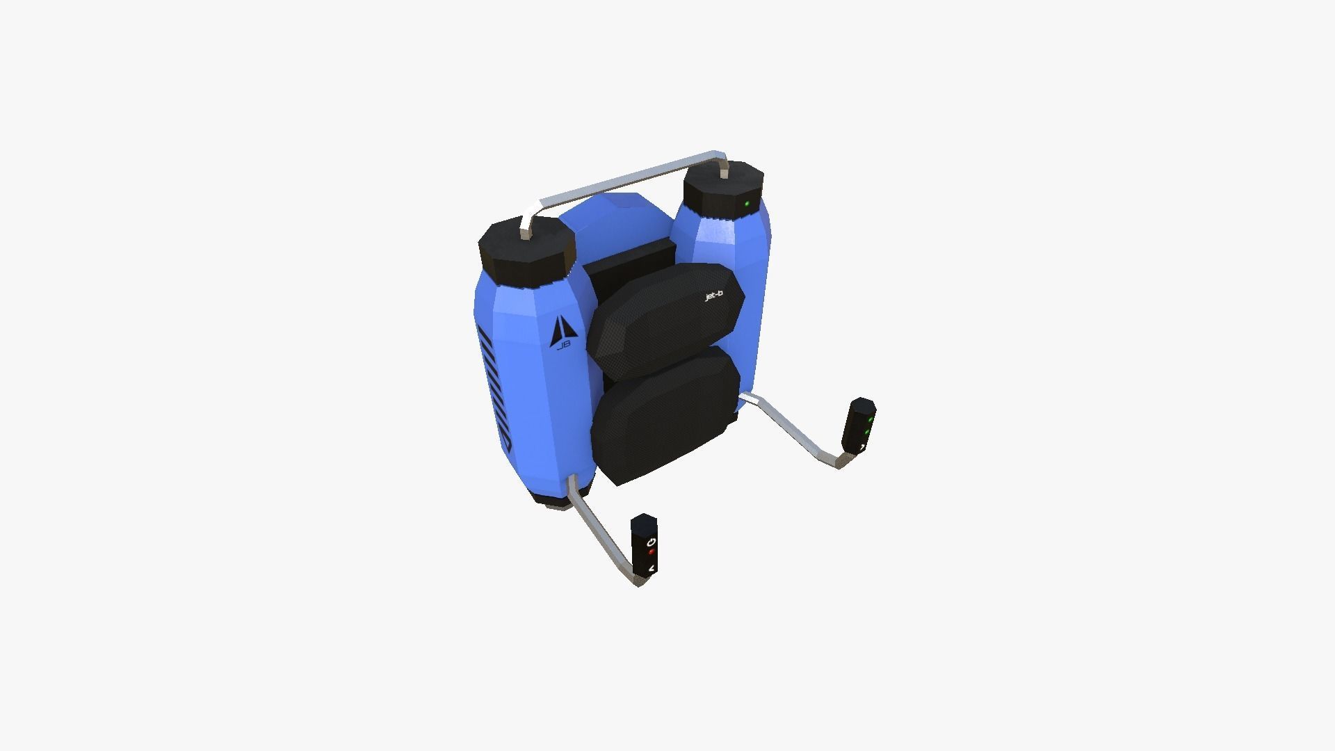 05 Jetpack Low Poly B Collection - SciFi Character Design _21