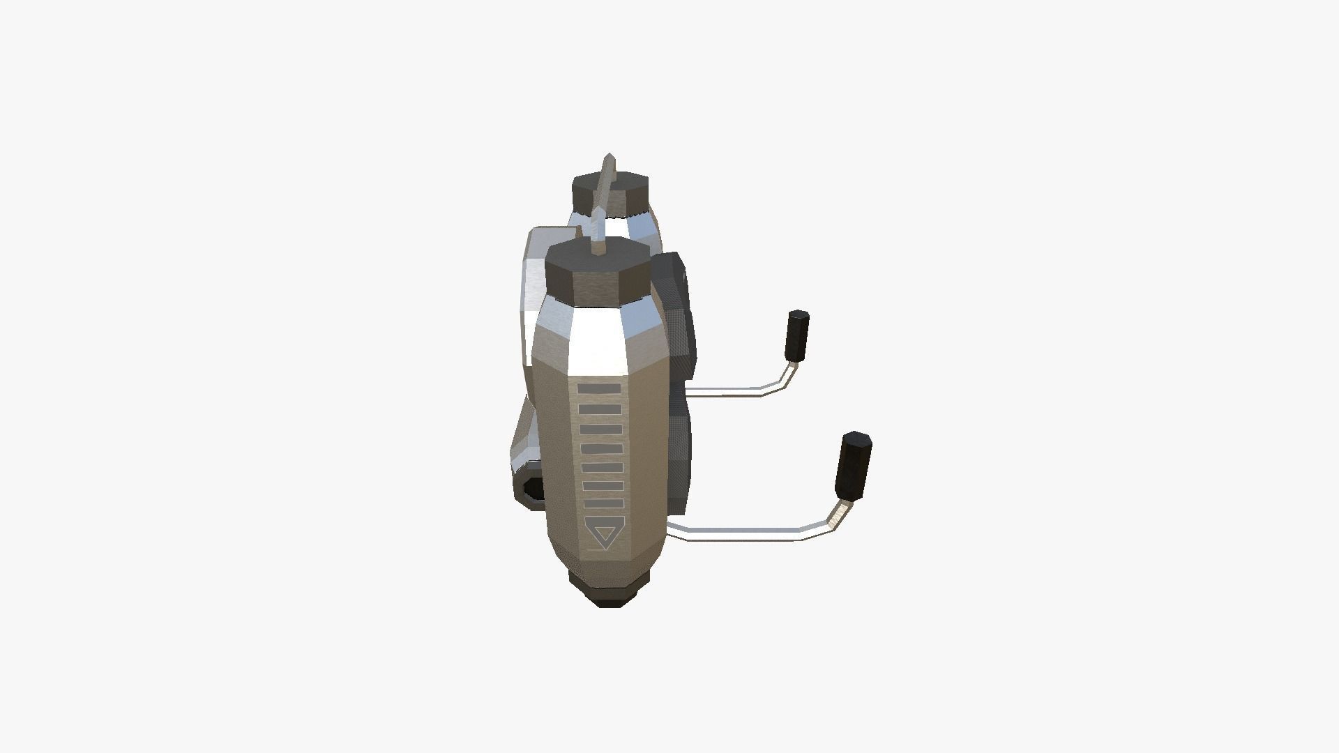 05 Jetpack Low Poly B Collection - SciFi Character Design _16