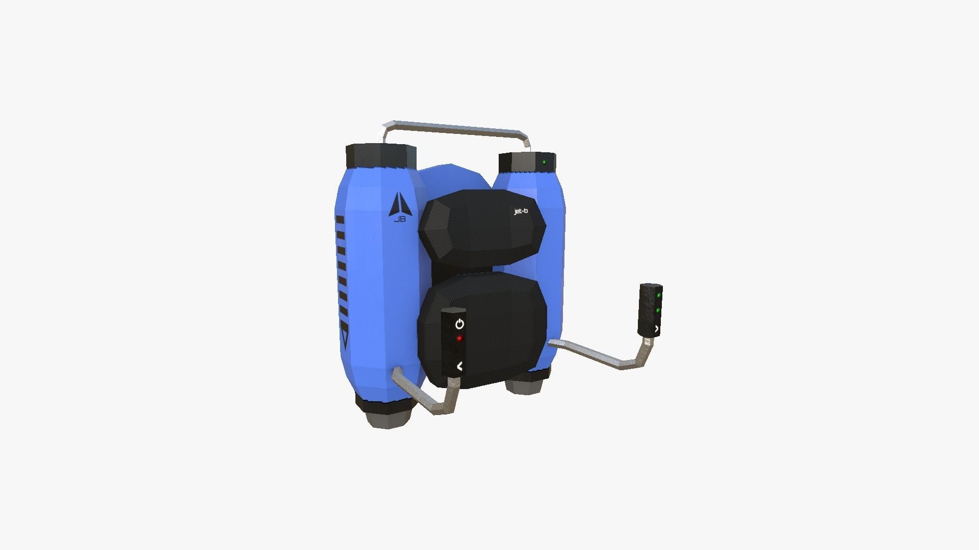 05 Jetpack Low Poly B Collection - SciFi Character Design _31