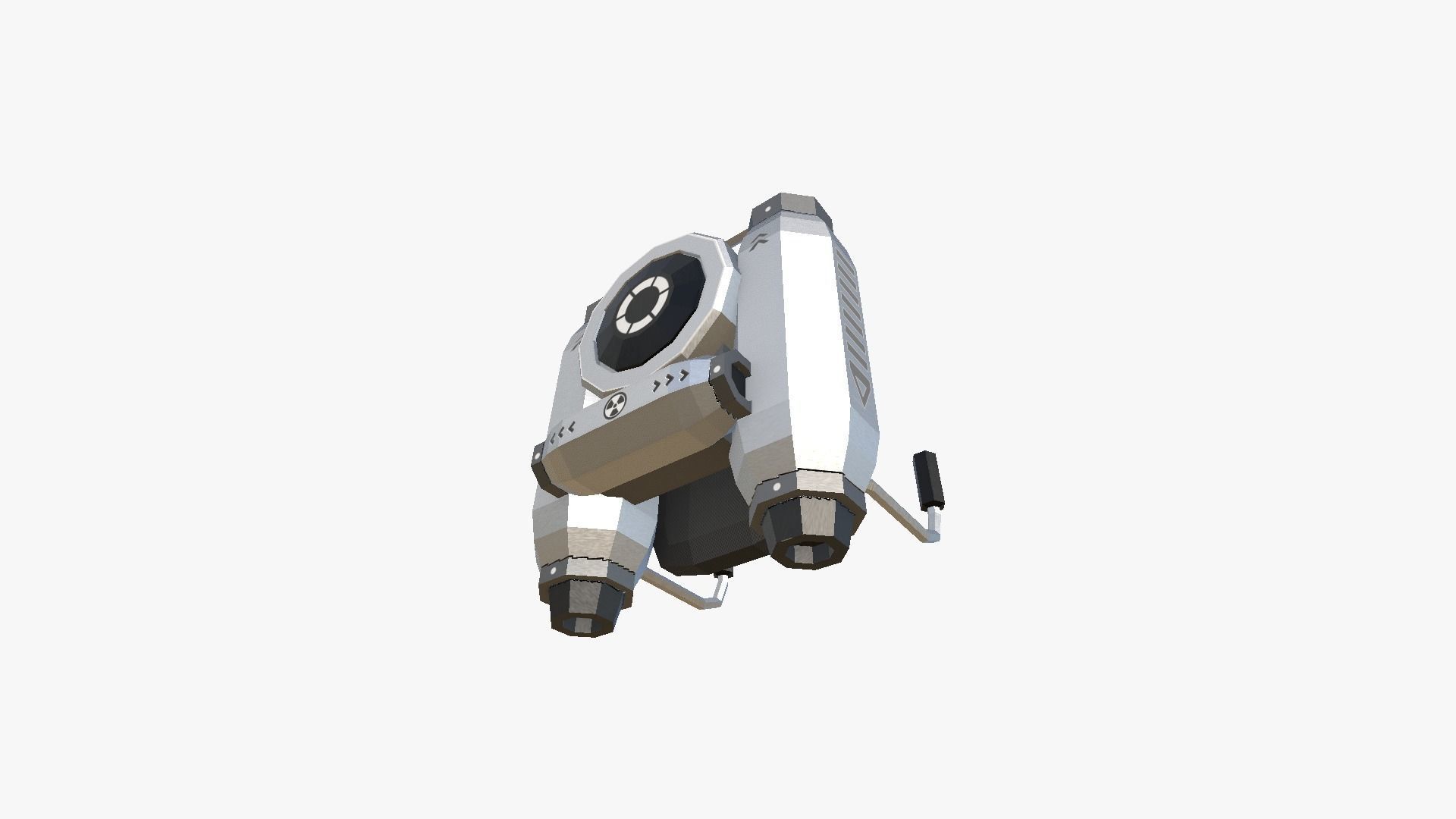 05 Jetpack Low Poly B Collection - SciFi Character Design _42