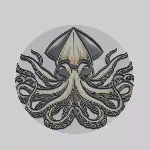 Cuttlefish Animal 3D print model